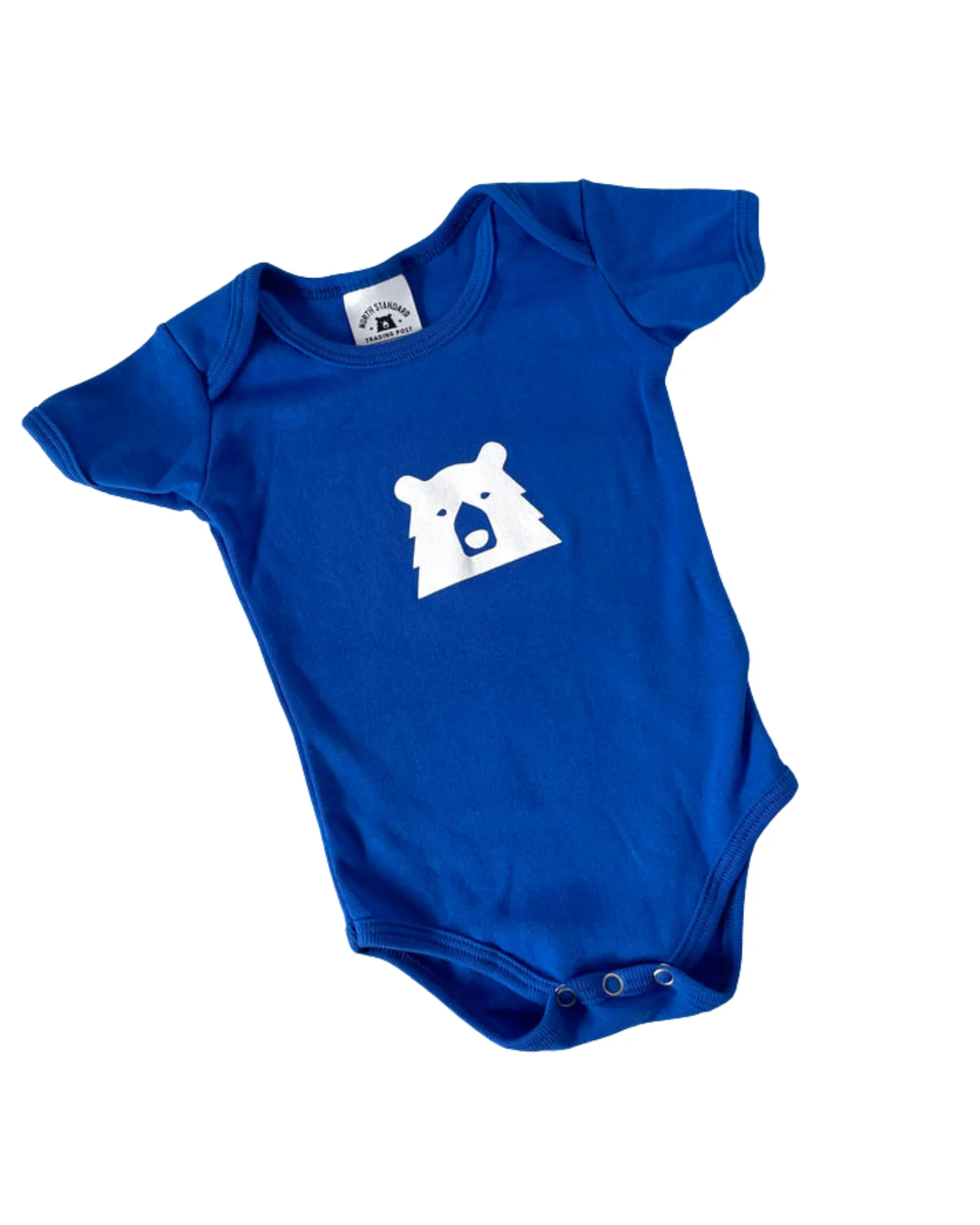 Baby Mascot Onesie (Royal + White)
