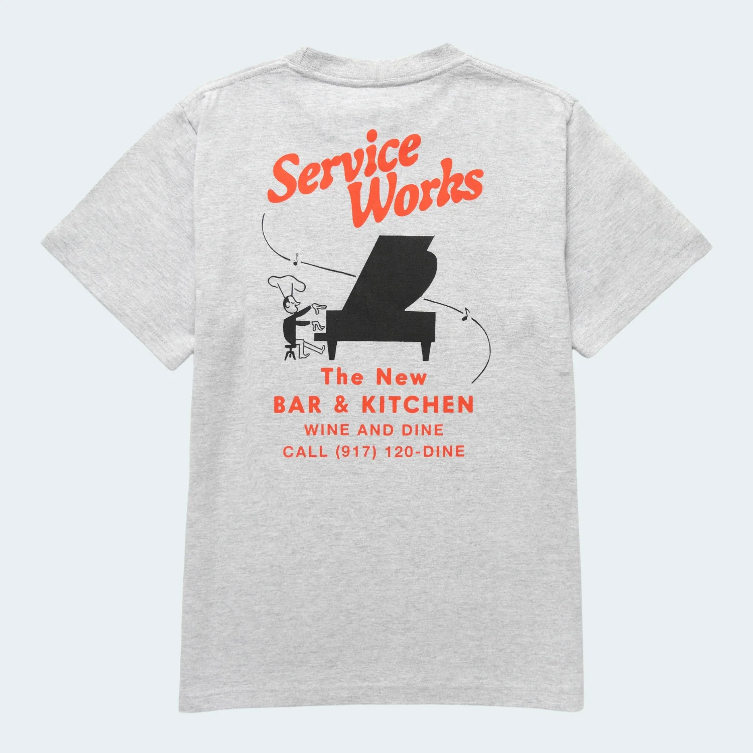 Bar + Kitchen Tee (Heather Grey) - Image 2