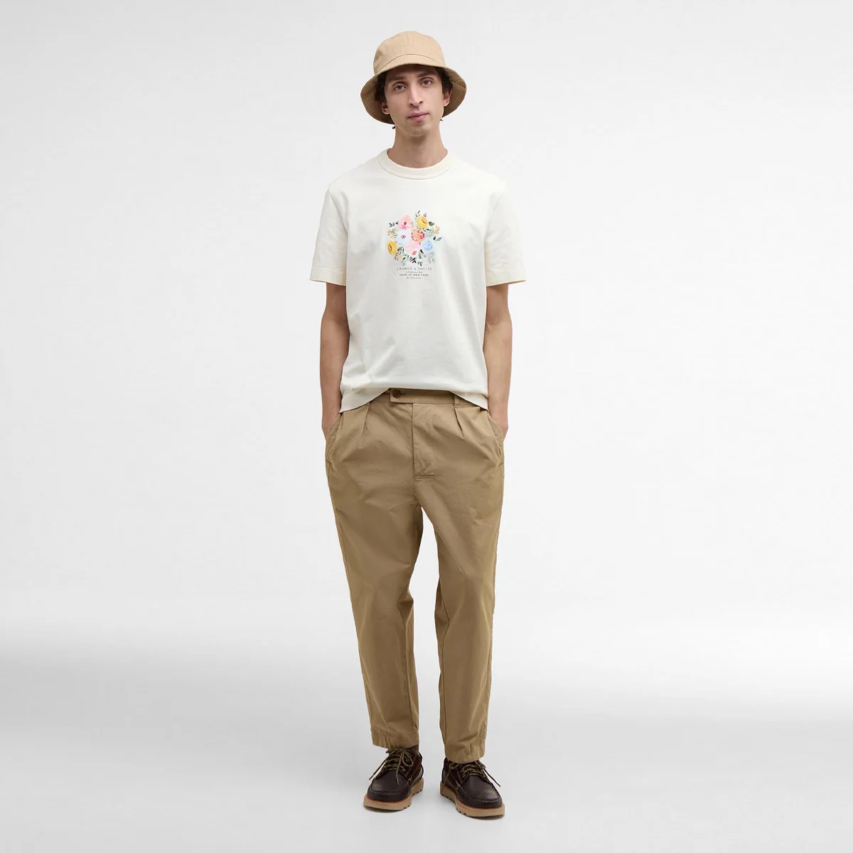Barbour x NOAH Floral T-Shirt - Image 12