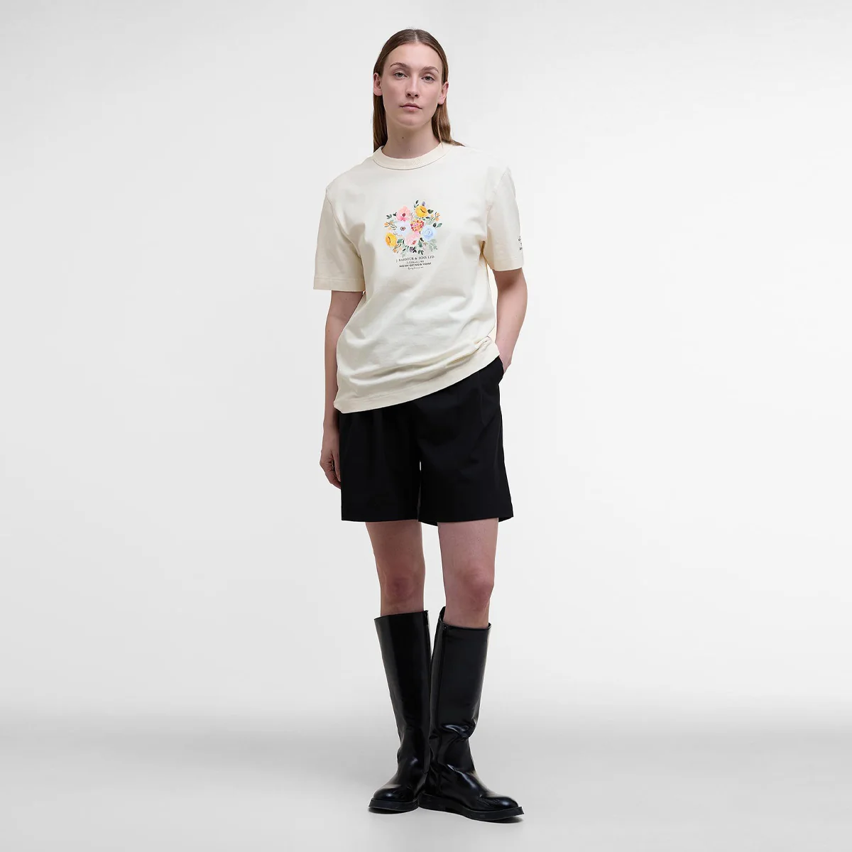 Barbour x NOAH Floral T-Shirt - Image 14