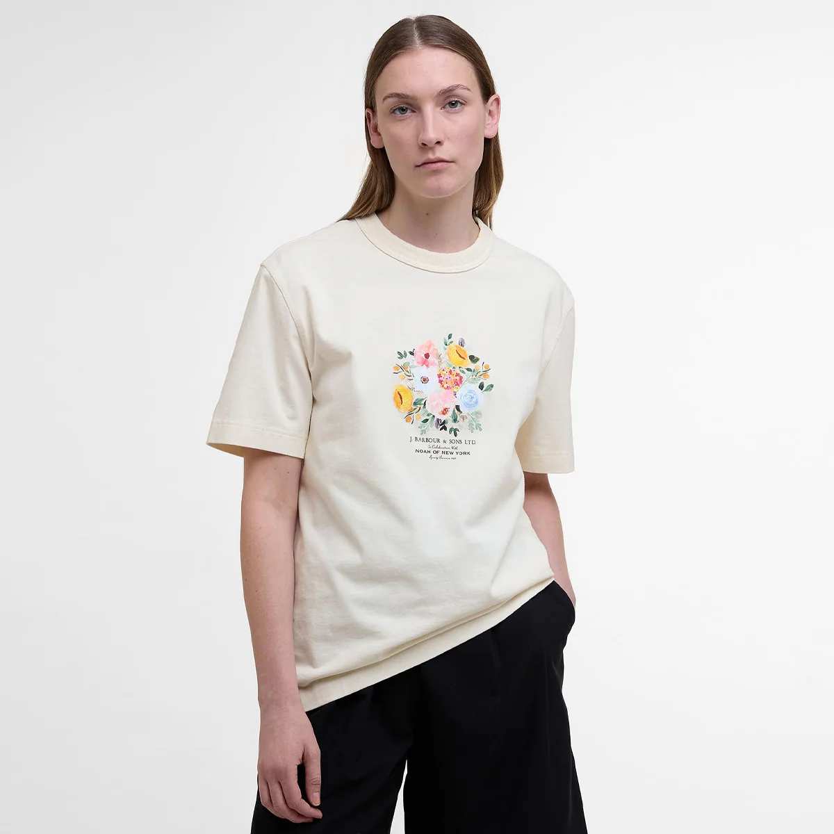 Barbour x NOAH Floral T-Shirt - Image 2