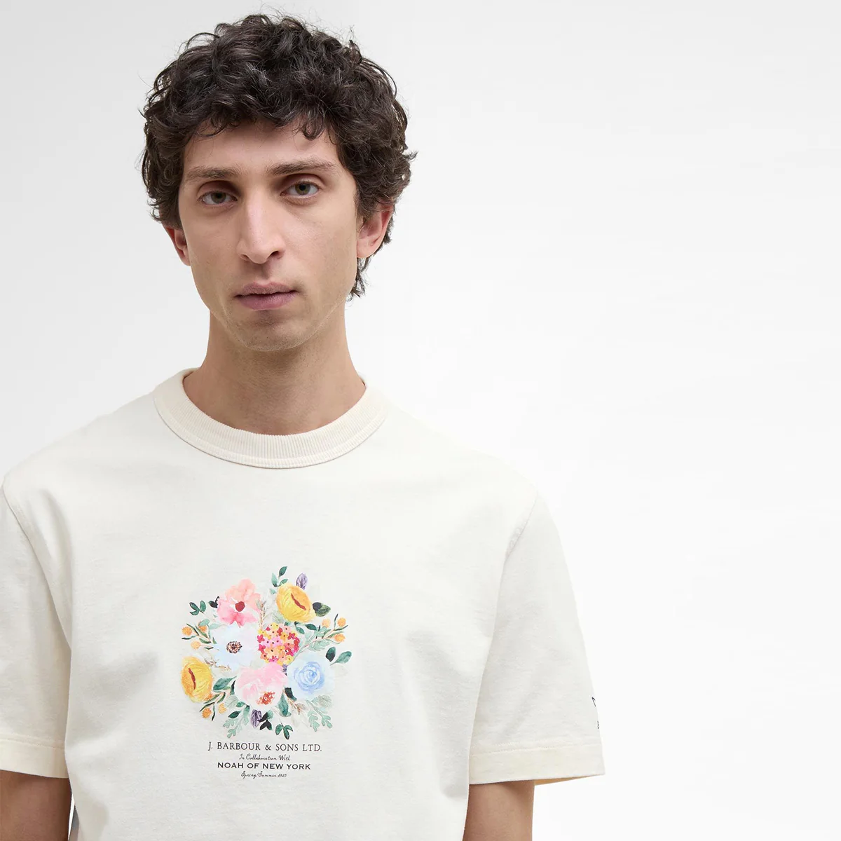 Barbour x NOAH Floral T-Shirt - Image 6