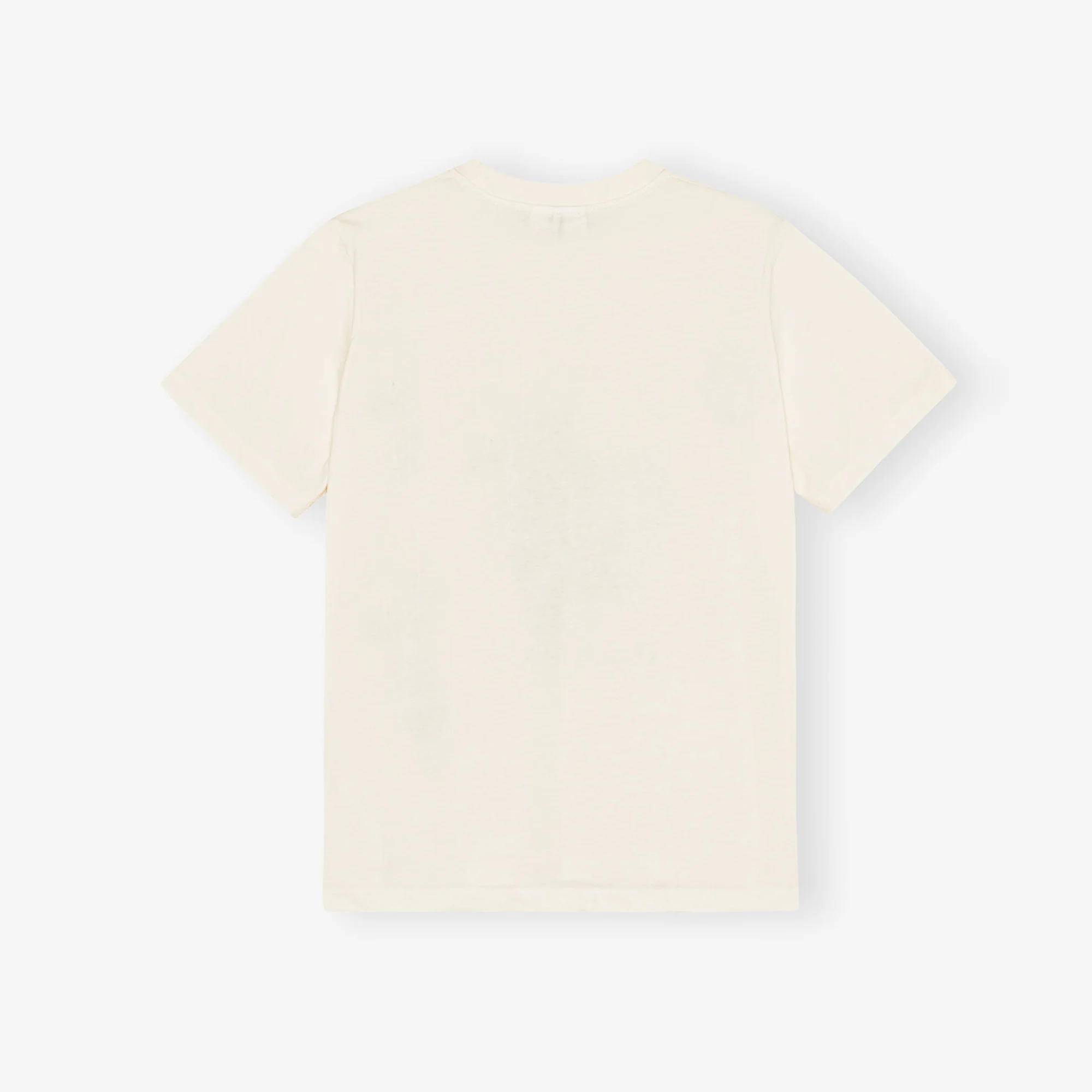 Basic Cotton Jersey Grapes Relaxed T-Shirt (Egret) - Image 6