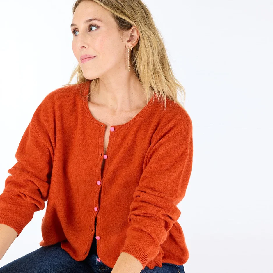 Bassett Cardigan (Rust) - Image 4