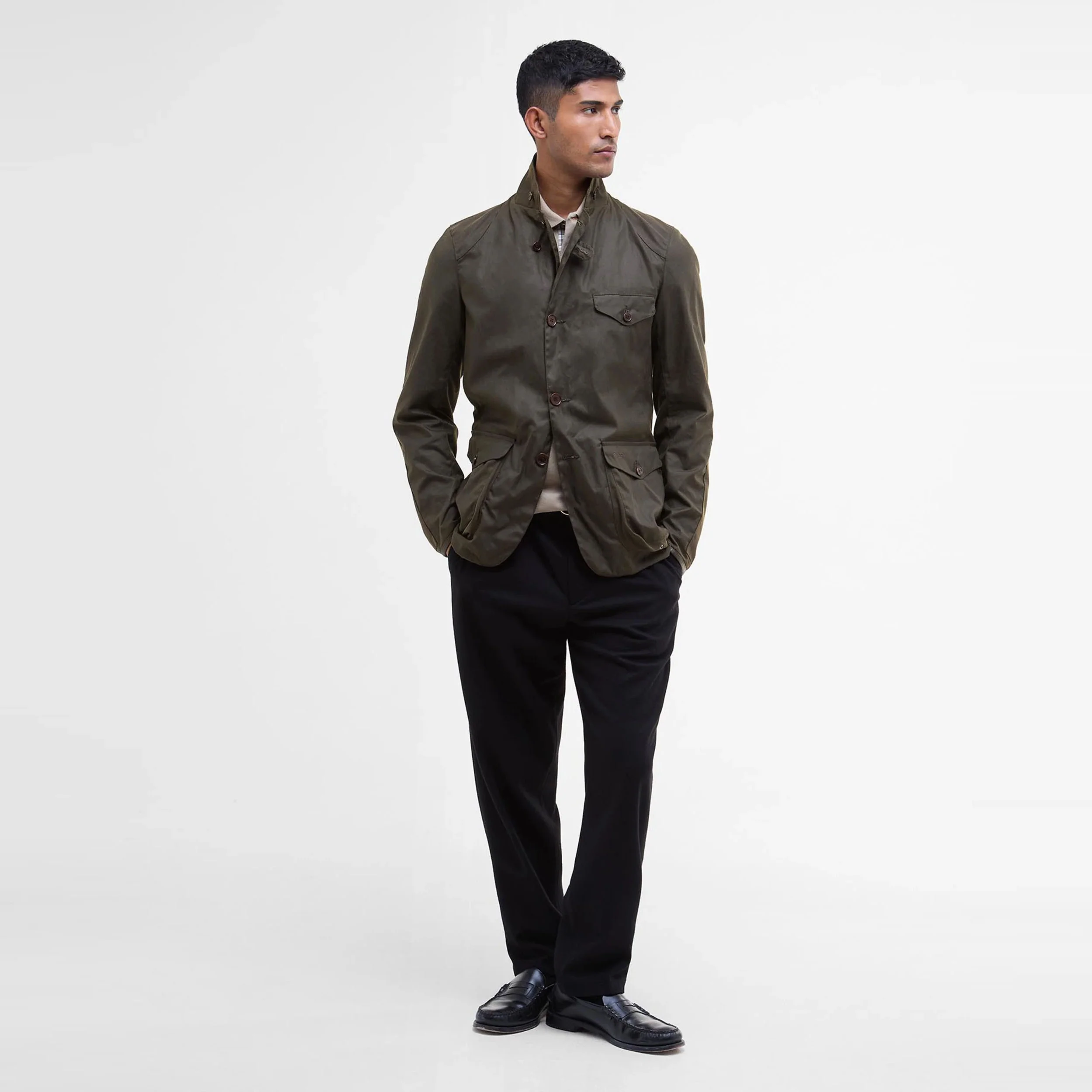 Beacon Sports Waxed Jacket (Olive) - Image 2