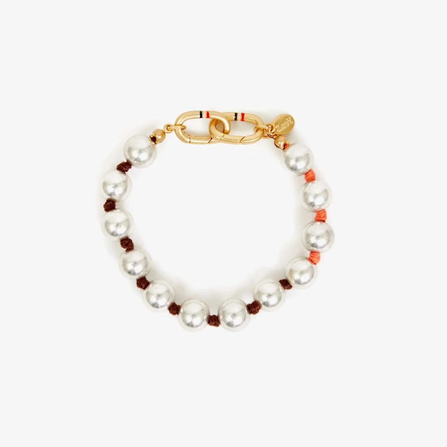 Beaded Strand Bracelet (Silver)