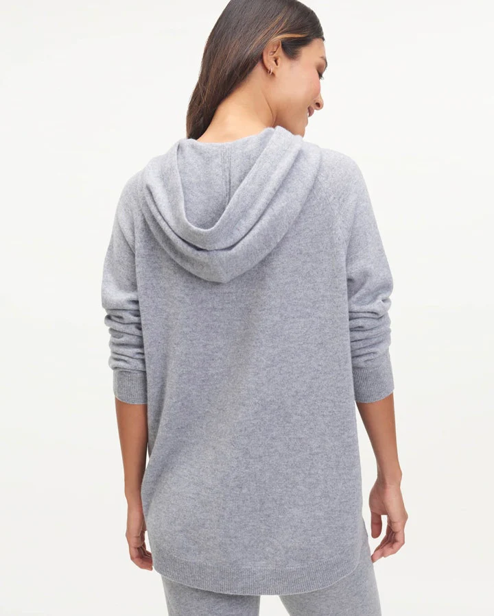 Becca Cashmere Hoodie (Mid Heather Grey) - Image 5