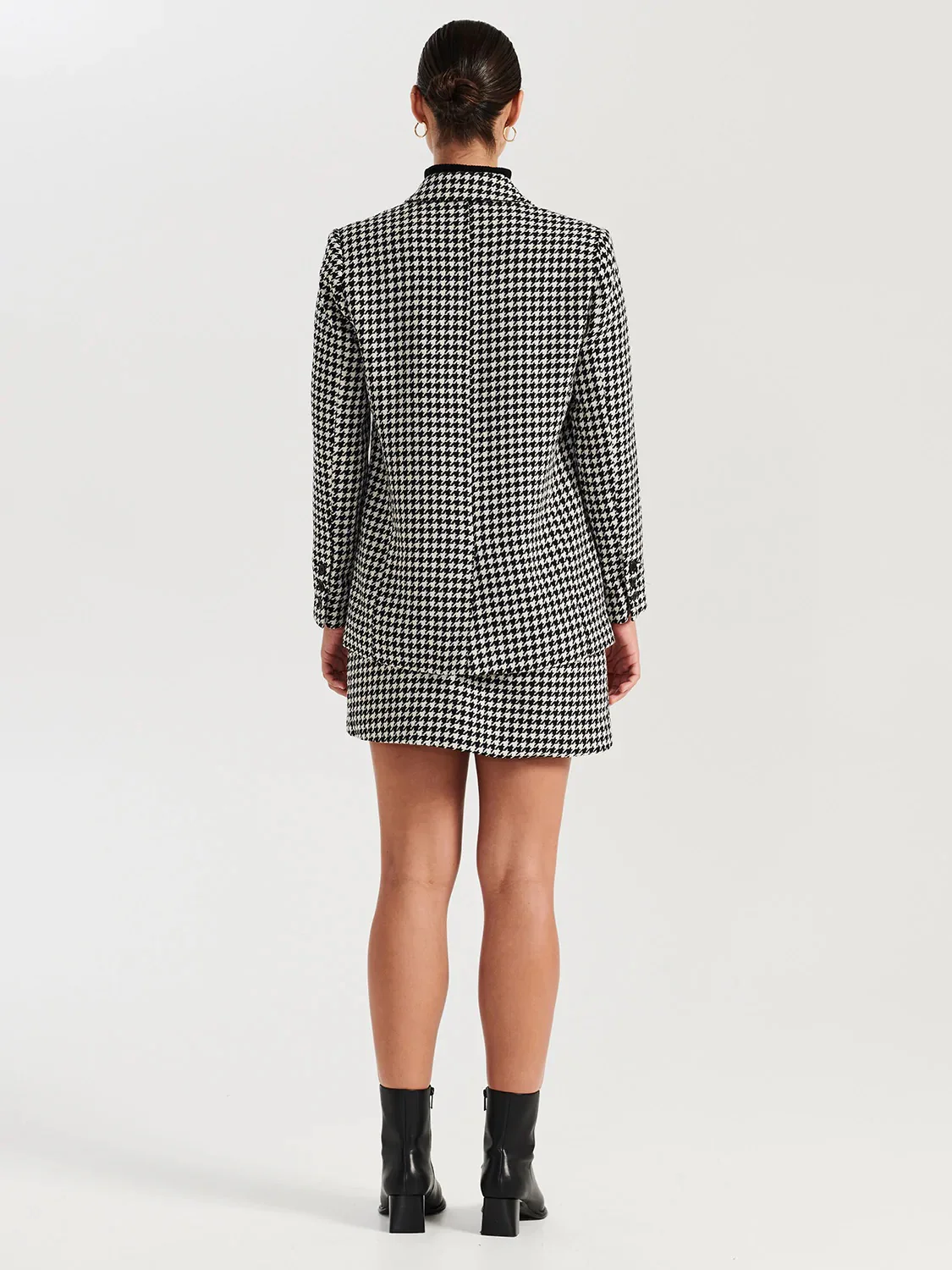 Bella Woven Blazer (Houndstooth) - Image 3