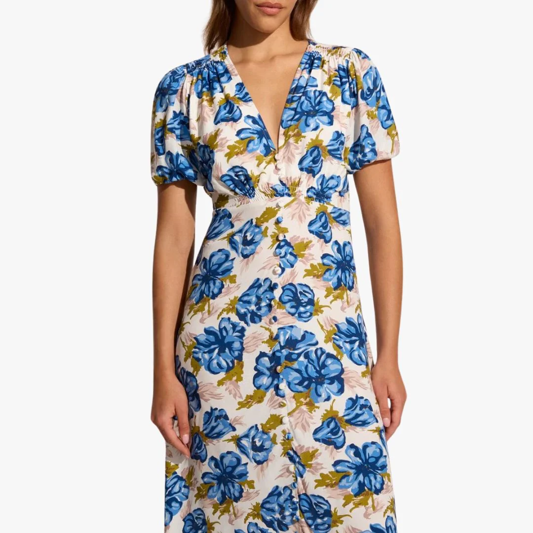 Bellavista Midi Dress (Isadora Floral Navy) - Image 2
