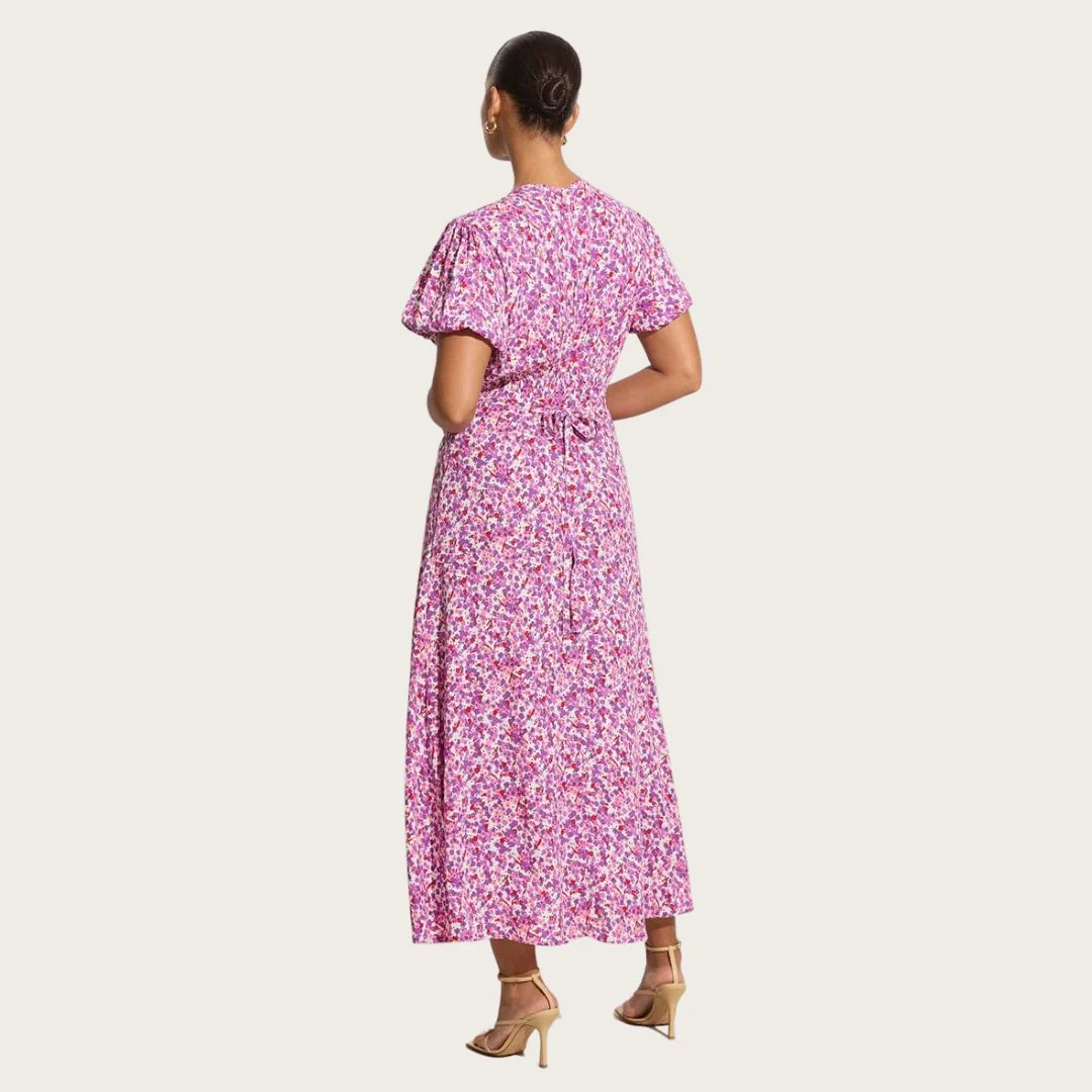 Bellavista Midi Dress (Lou Floral Violet) - Image 2