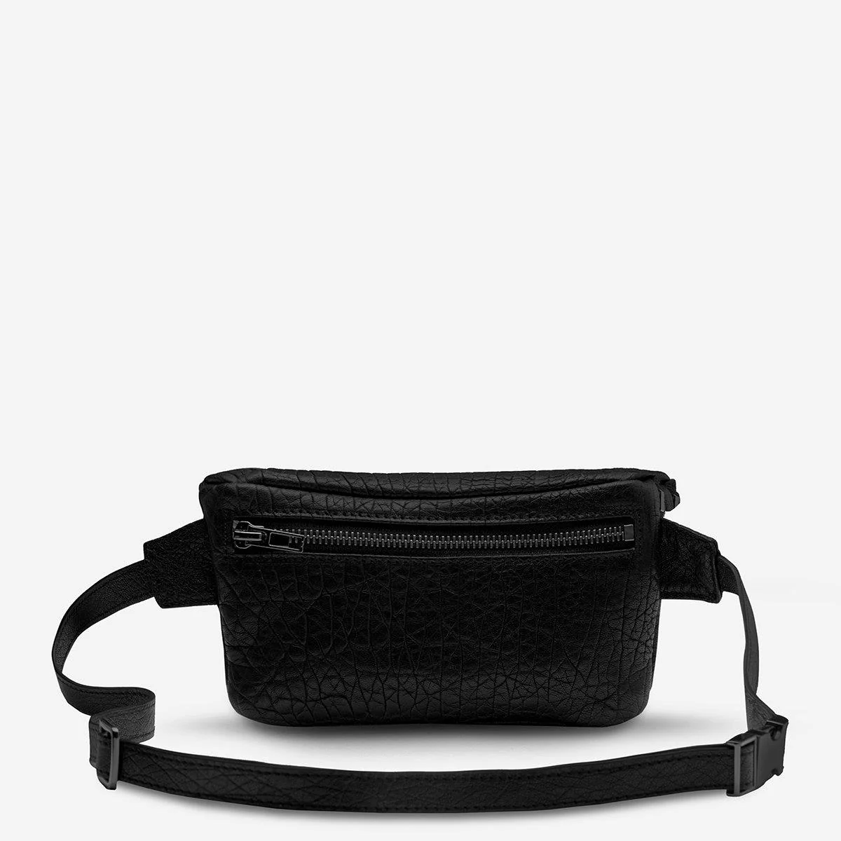Best Lies Belt Bag (Black Bubble Leather) - Image 4