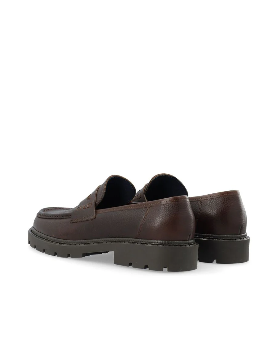 Biajeff Penny Loafer Texas Tumbled (Brown) - Image 4