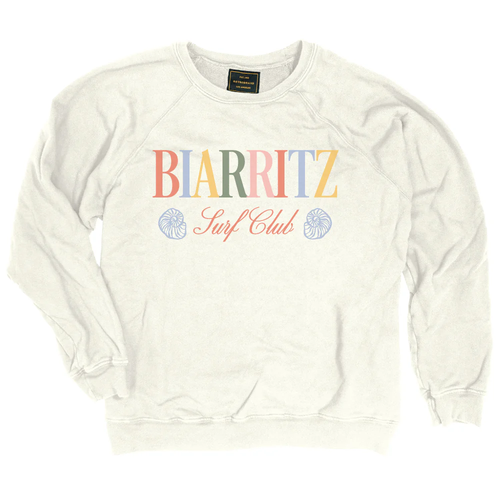 Biarritz Surf Club Sweatshirt (Antique White)