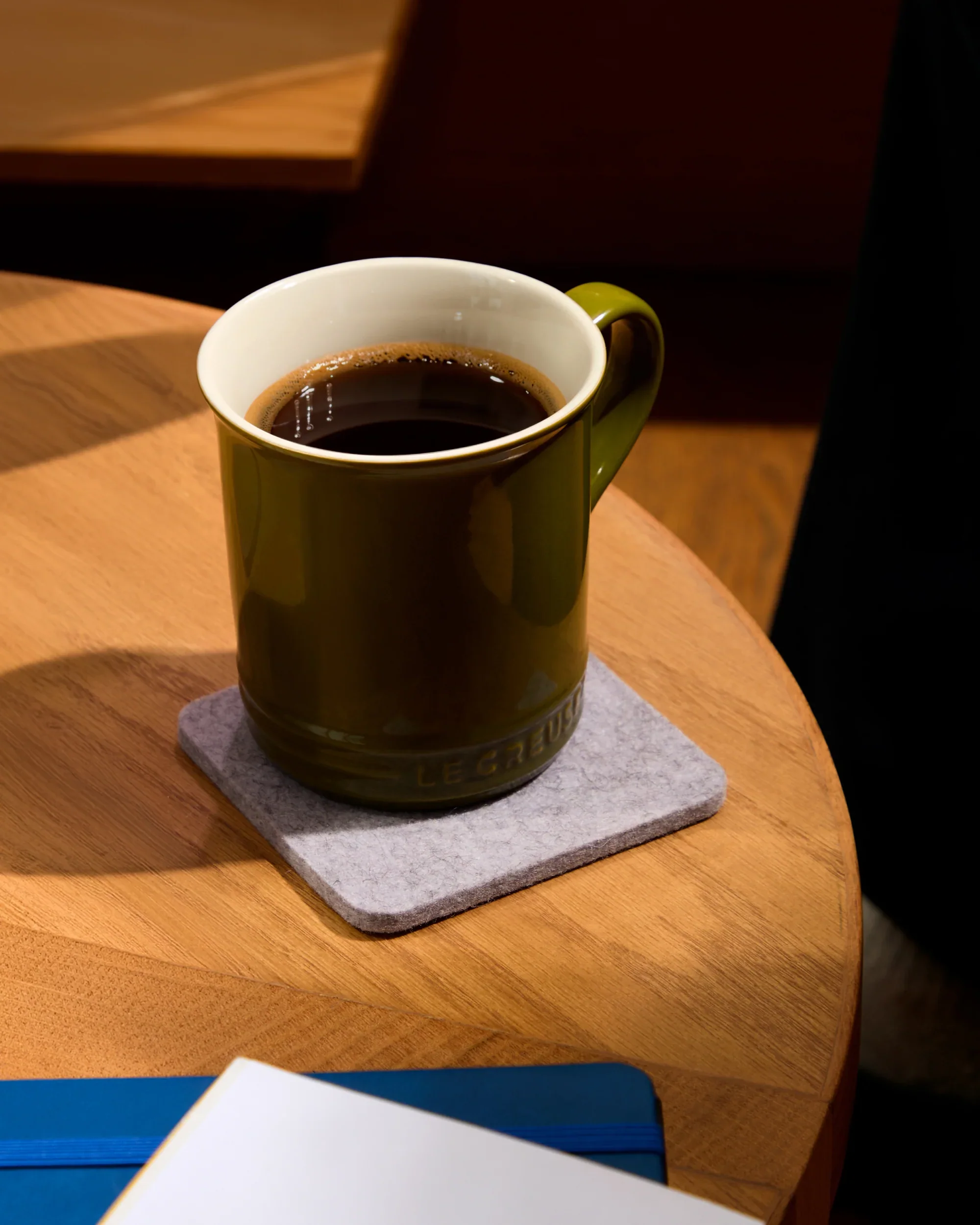 Bierfilzl Merino Wool Felt Square Coaster Multi 6 Pack (Social Club) - Image 3