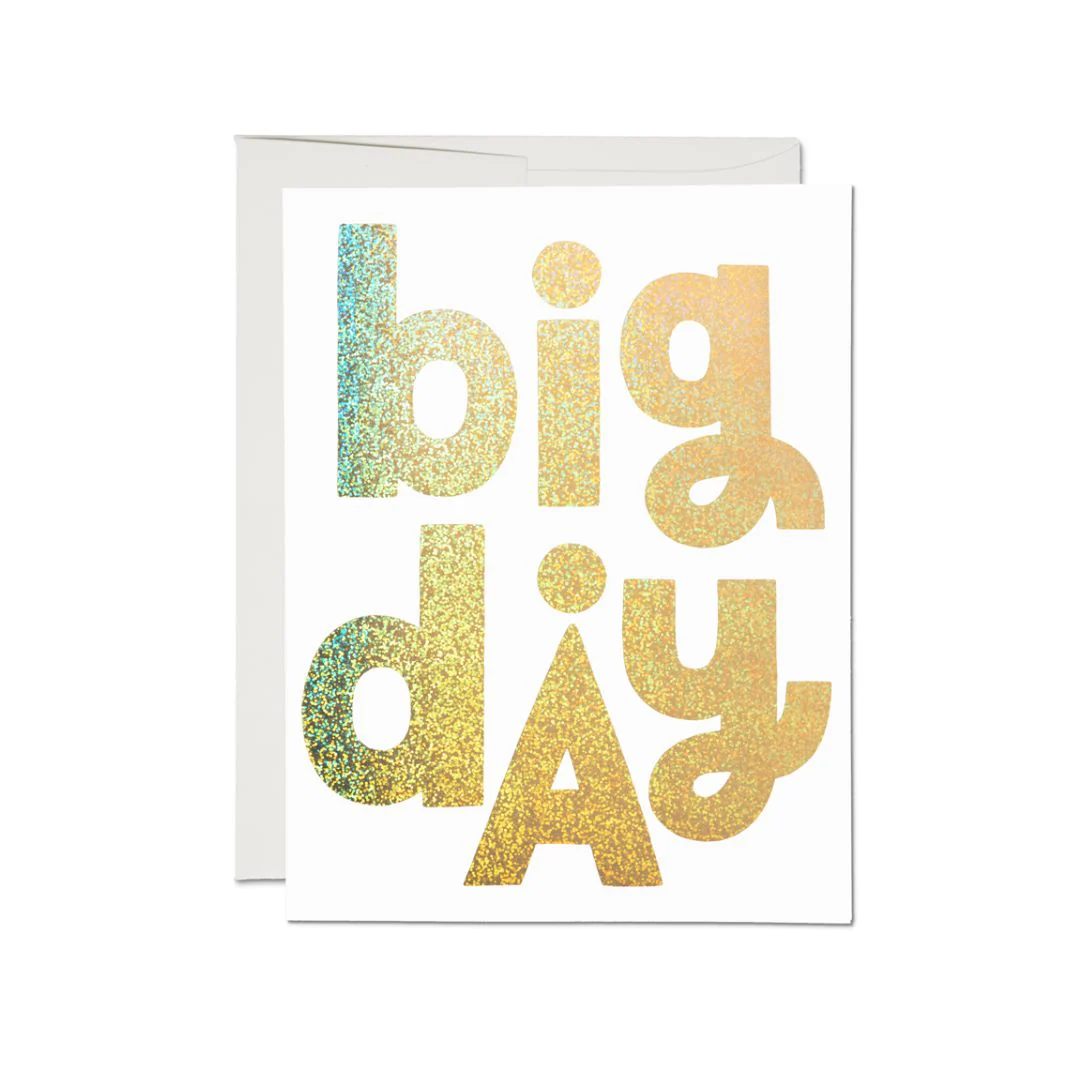 Big Day Congrats Foil Card