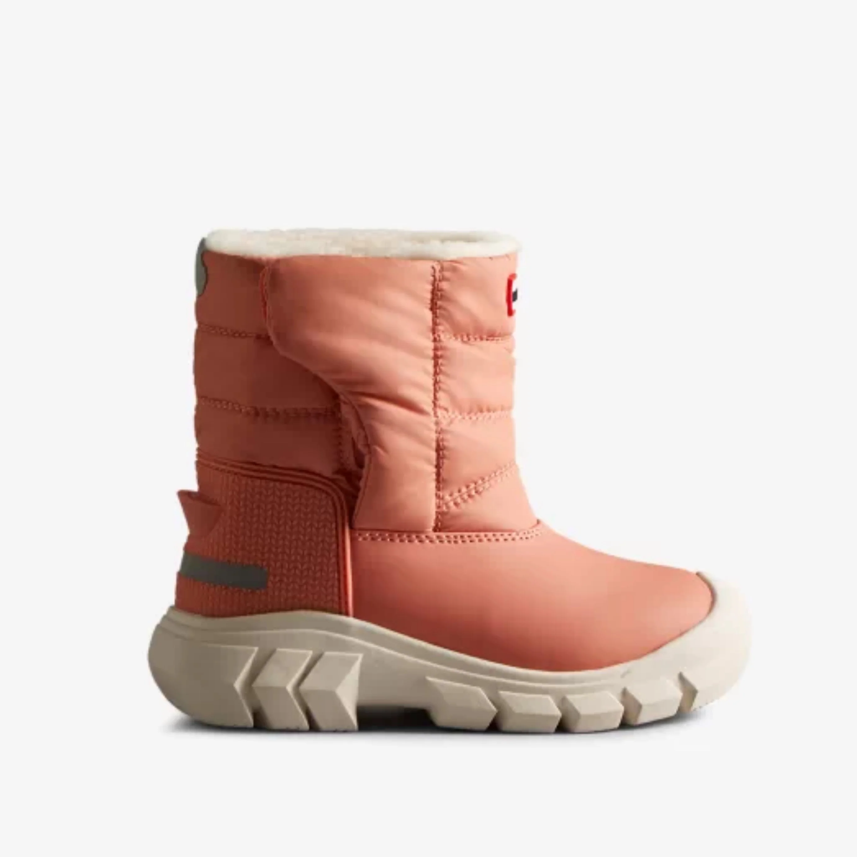 Big Kids Insulated Intrepid Snow Boot (Rough Pink + White Willow)