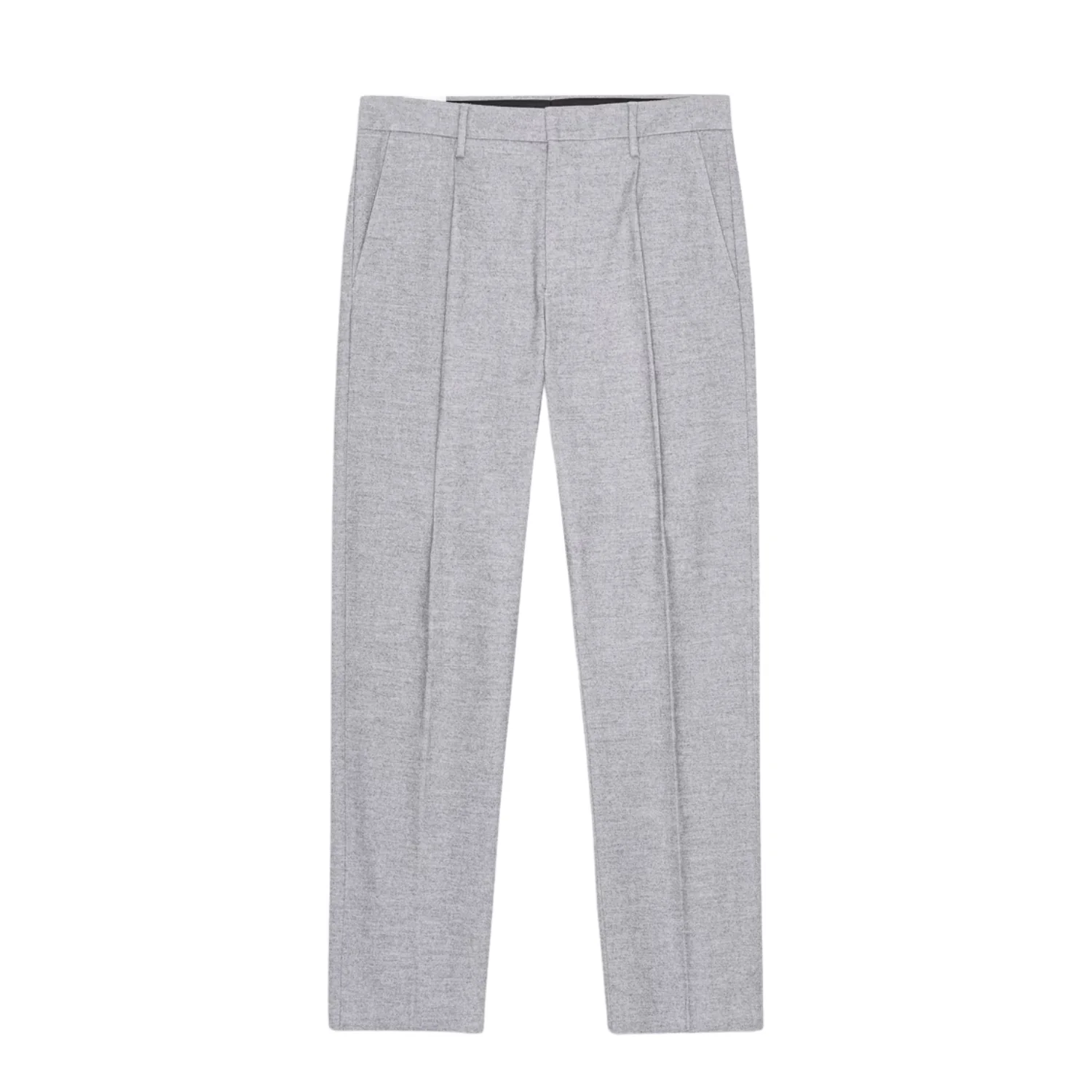Bill 1067 Tapered Leg Melange Regular Fit Trouser (Grey Mel.)