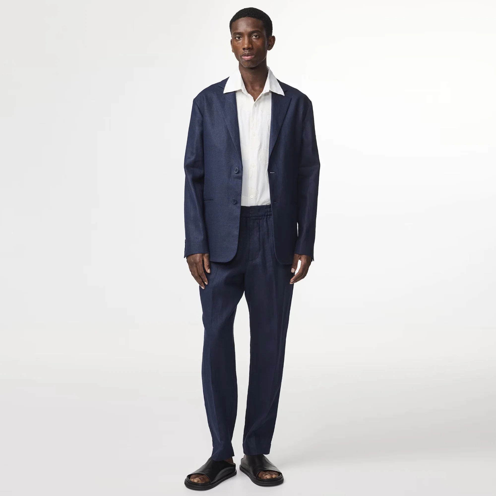 Billie 1454 Drawstring Linen Regular Fit Trouser