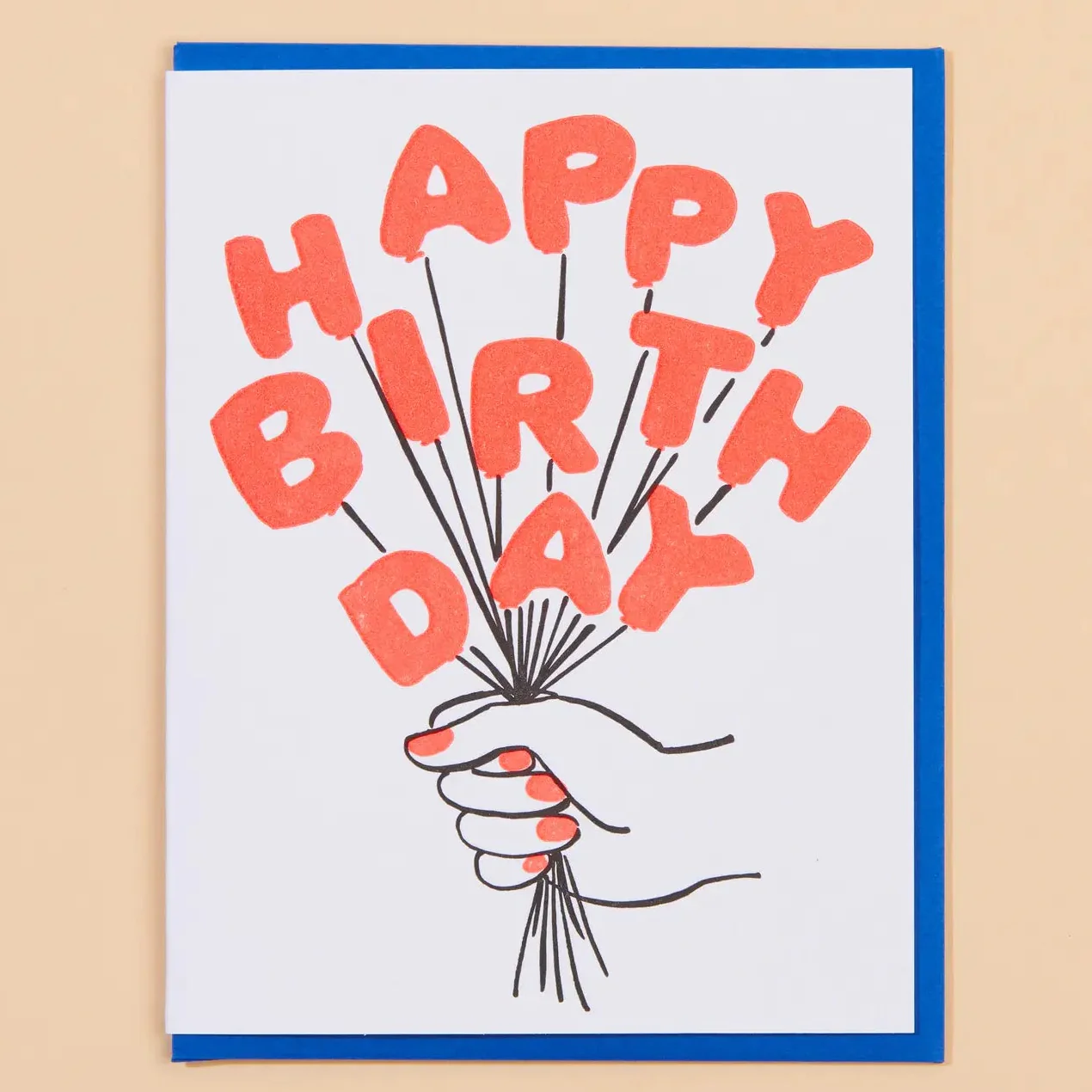 Birthday Balloons Card
