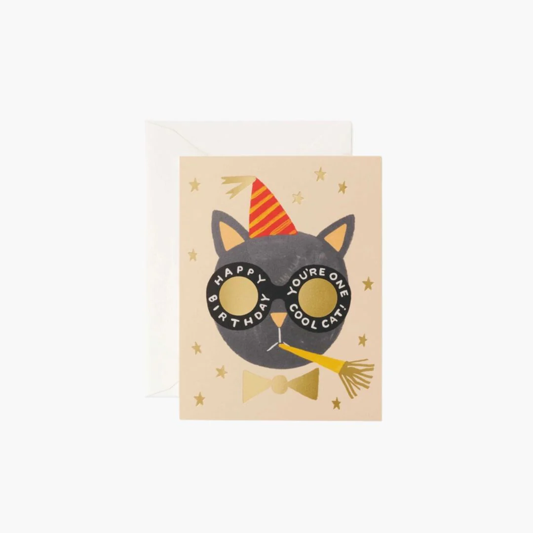 Birthday Cat Card