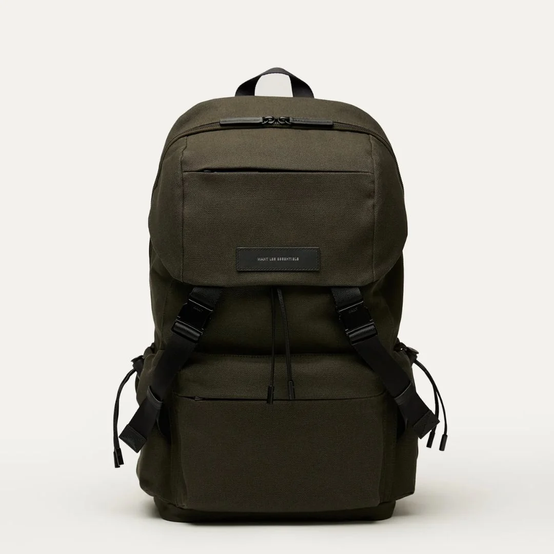 Bishop Canvas Backpack (Green)