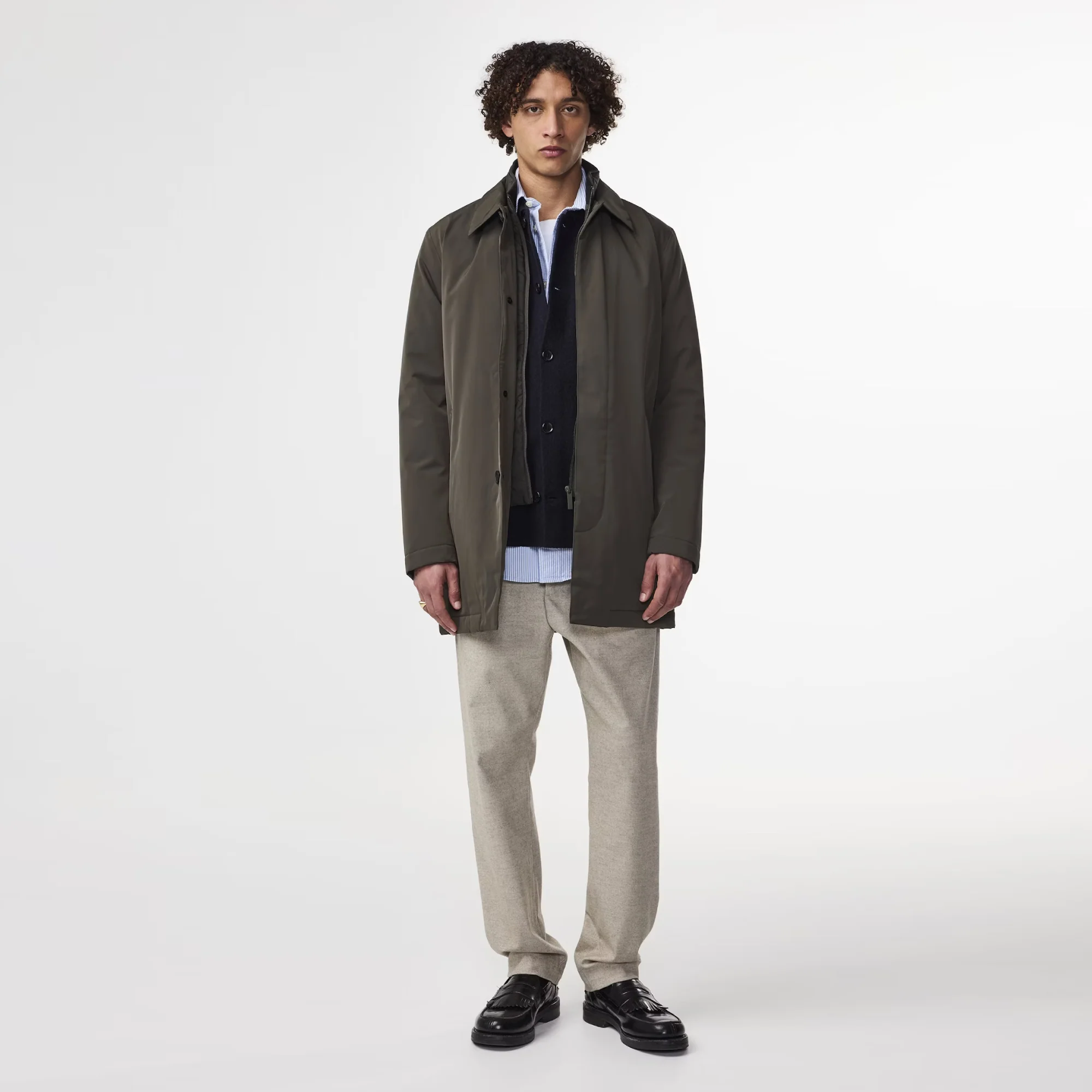 Blake 8240 Technical PrimaLoft Coat (Army) - Image 2