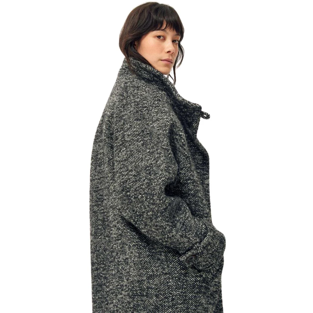 Bleecker Street Coat (White + Black) - Image 4
