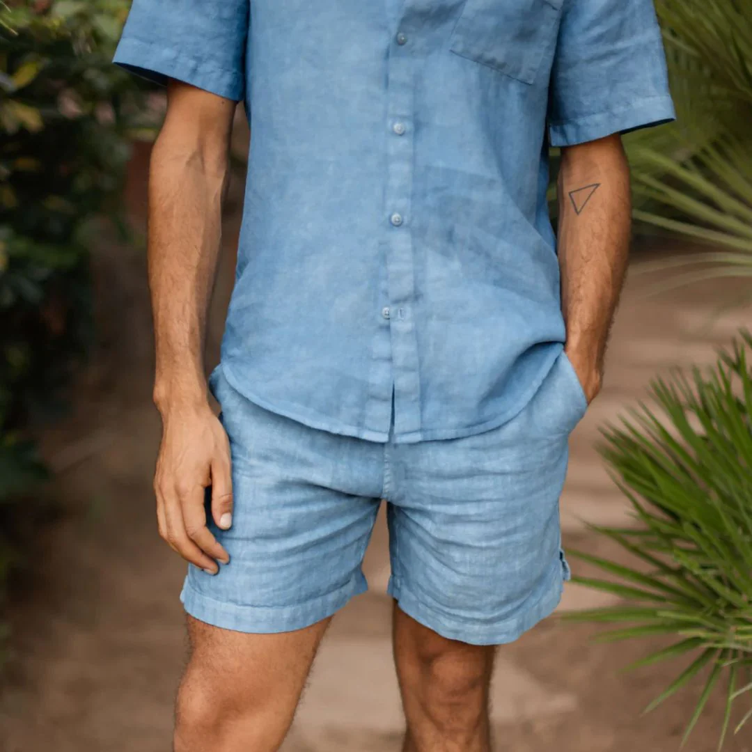 Bo Shorts (Indigo) - Image 2