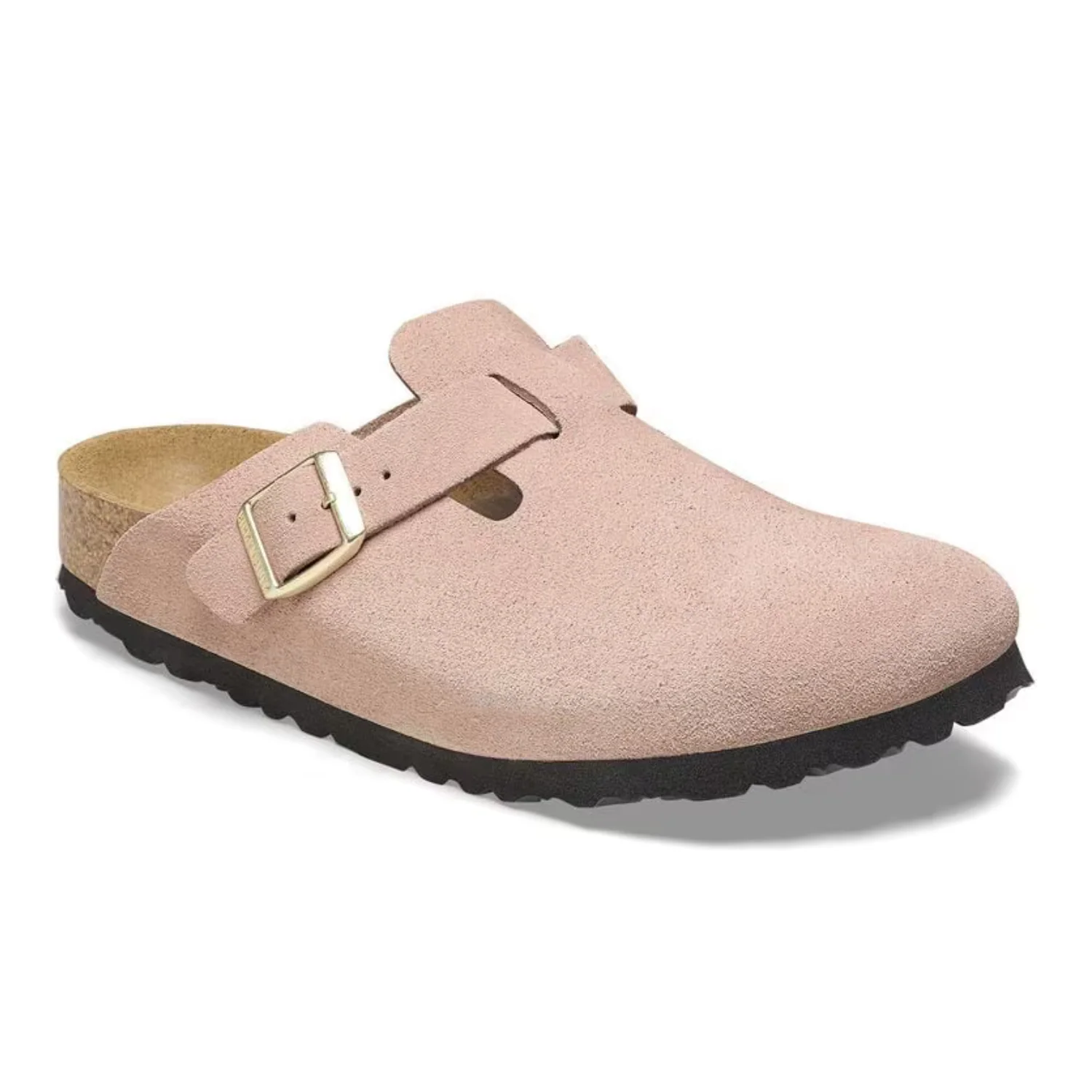 Boston Suede Leather Narrow (Light Rose)