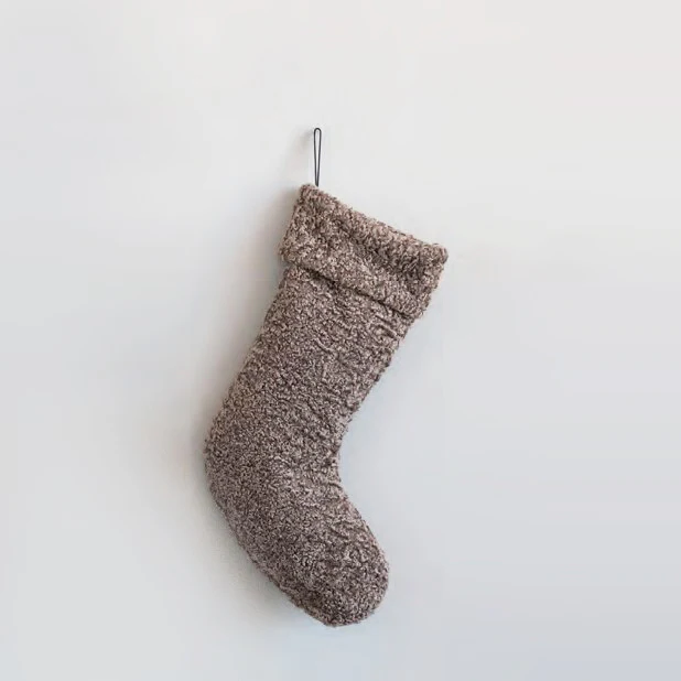 Boucle Stocking (Brown)