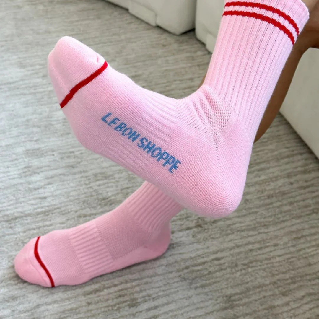 Boyfriend Socks (Amour Pink) - Image 2
