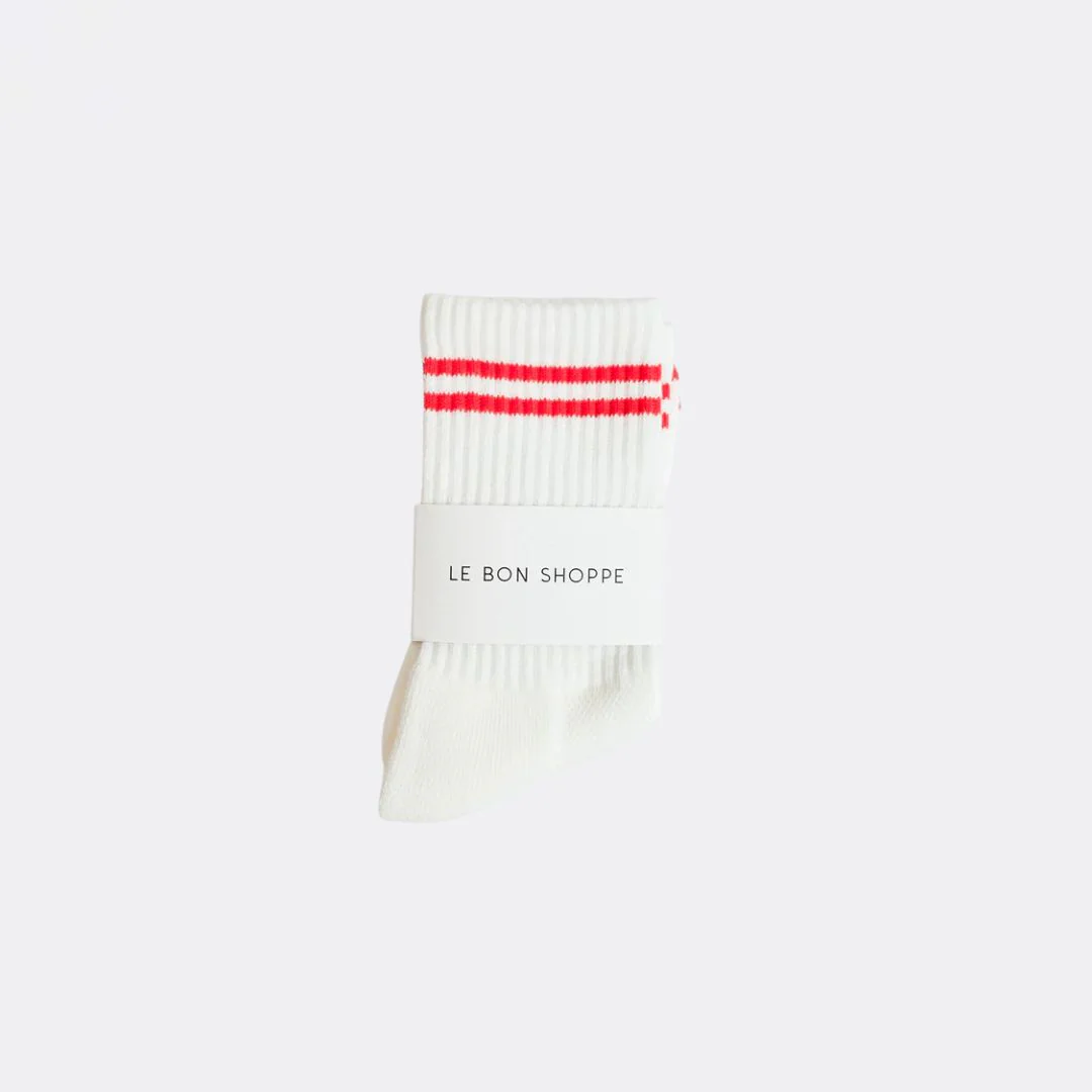 Boyfriend Socks (Clean White)