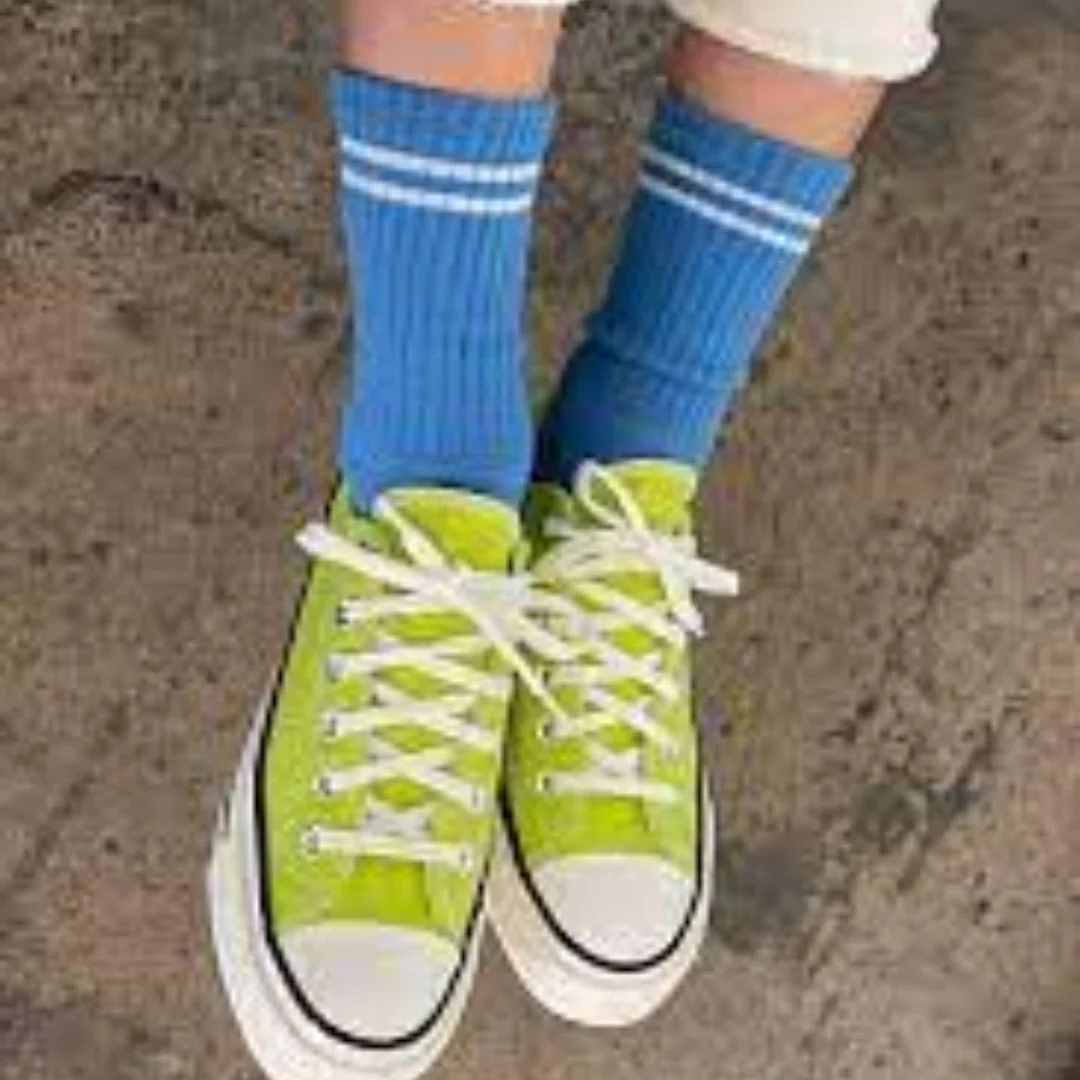 Boyfriend Socks (Ocean Blue) - Image 2