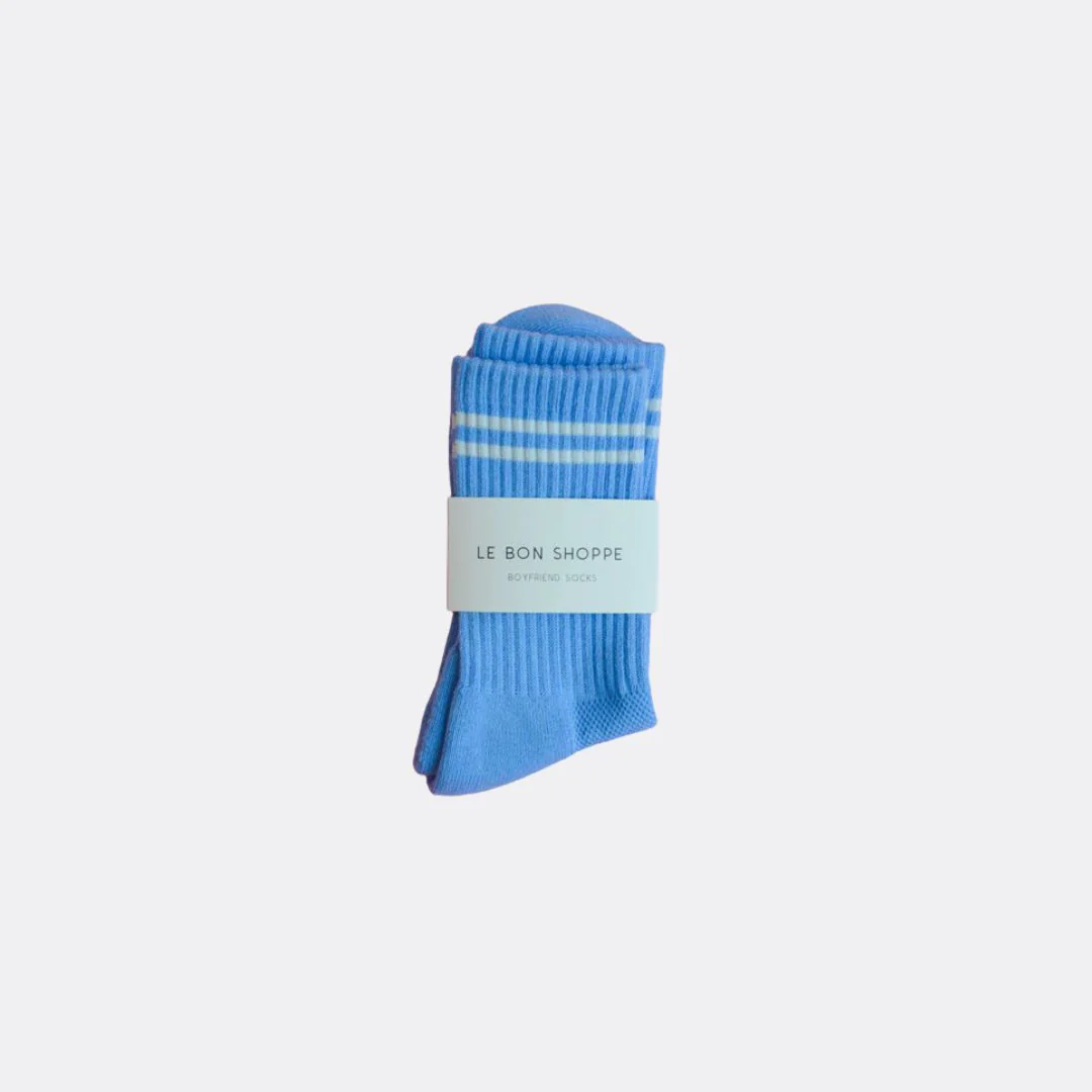 Boyfriend Socks (Ocean Blue) - Image 3