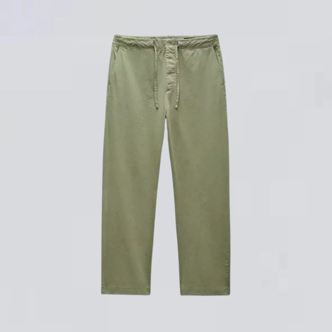 Bradford Peached Cotton Pant (Lichen) - Image 2