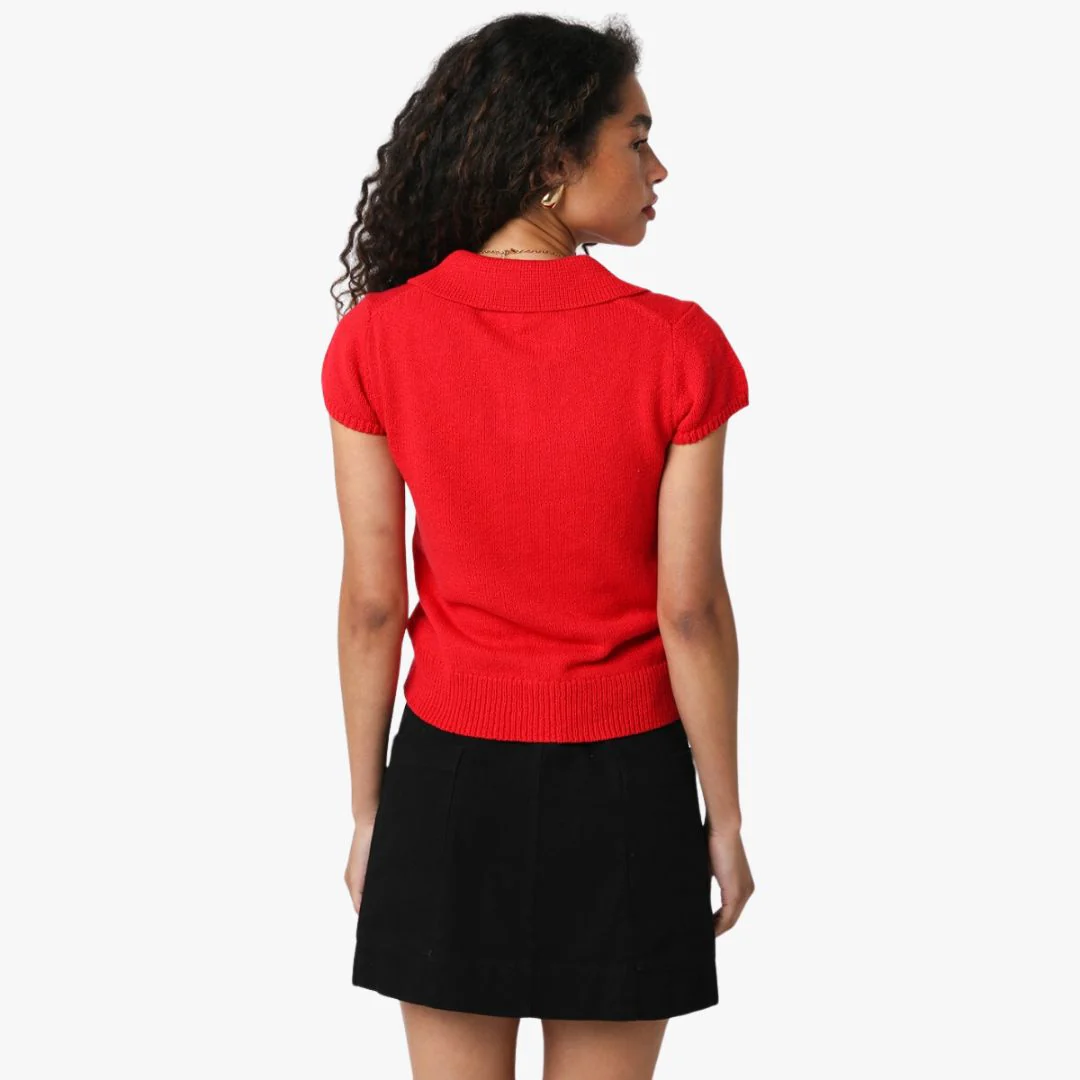 Brie Sweater (Red) - Image 2
