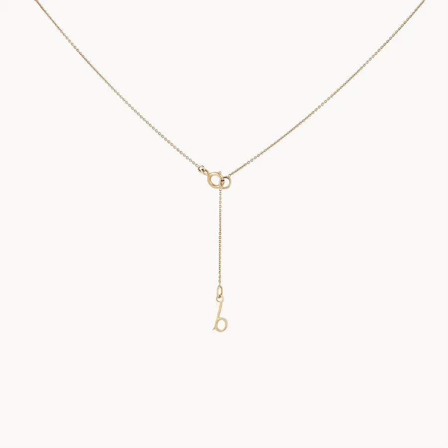 Bright Star Baguette Necklace (14K Gold) - Image 4