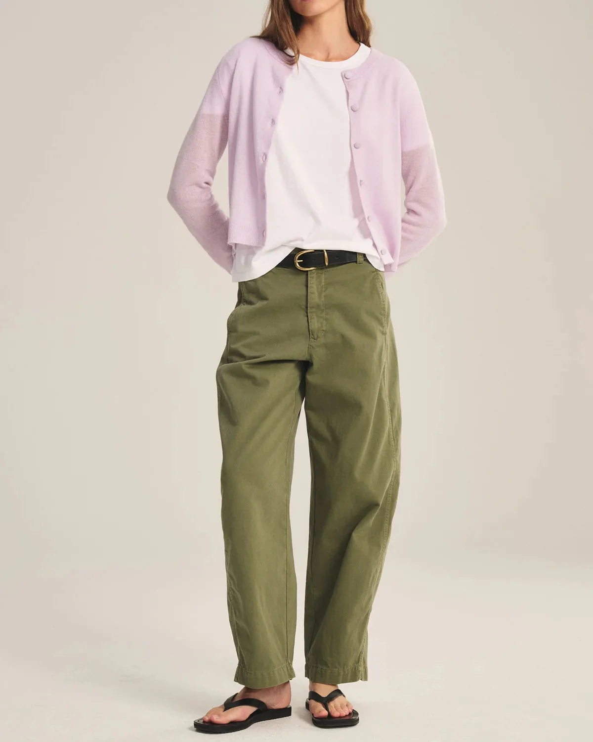Brylie Sanded Twill Pant (Axe)