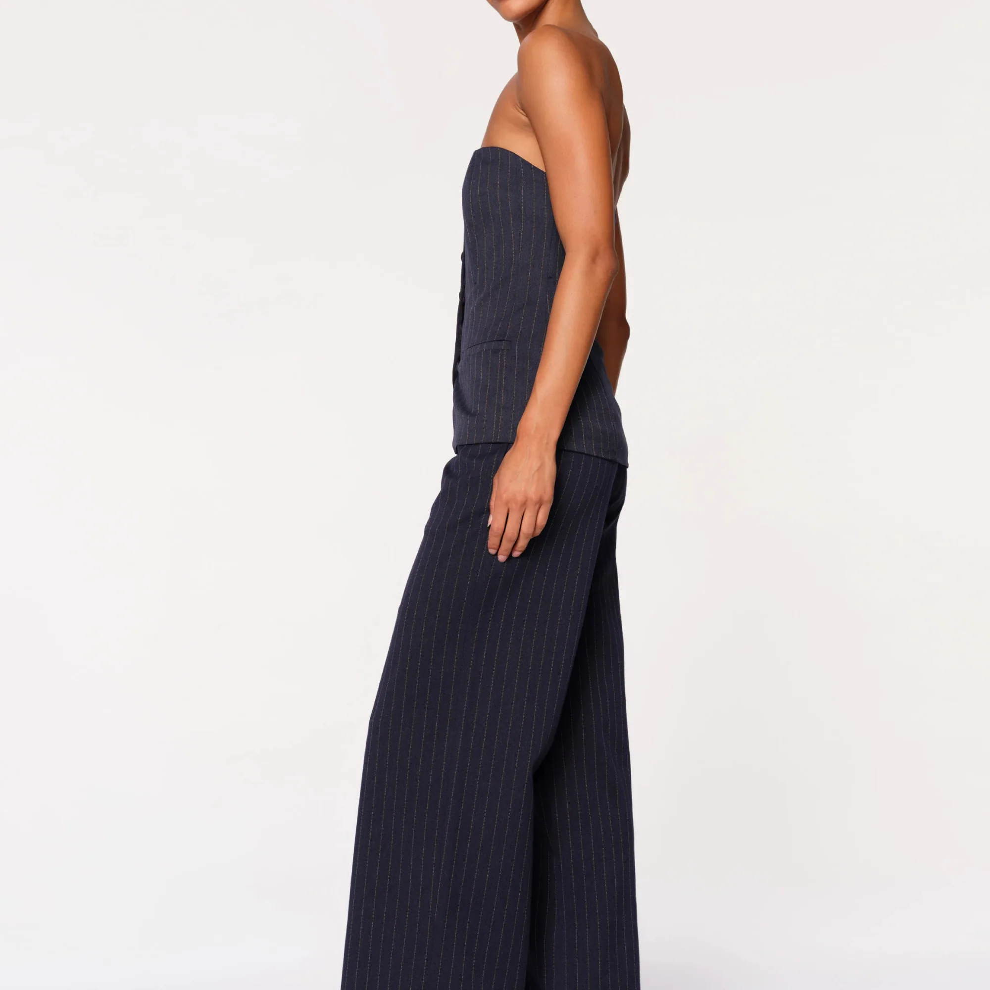Bustier Top (Pinstripe) - Image 3