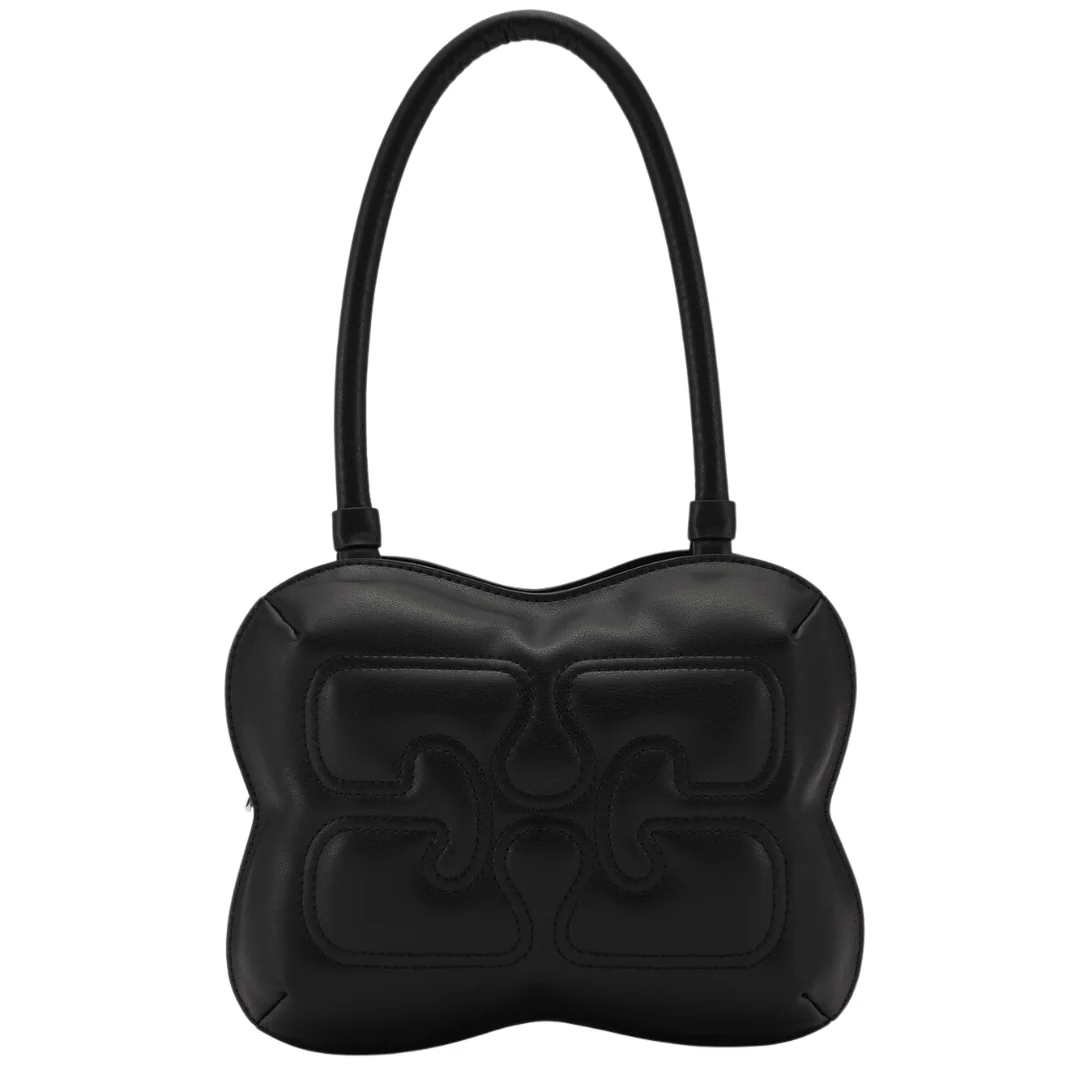 Butterfly Top Handle Bag (Black)