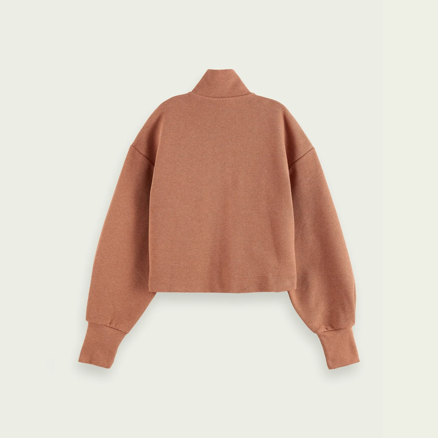 Button-Up Workwear Sweater (Pink Rose Melange) - Image 8