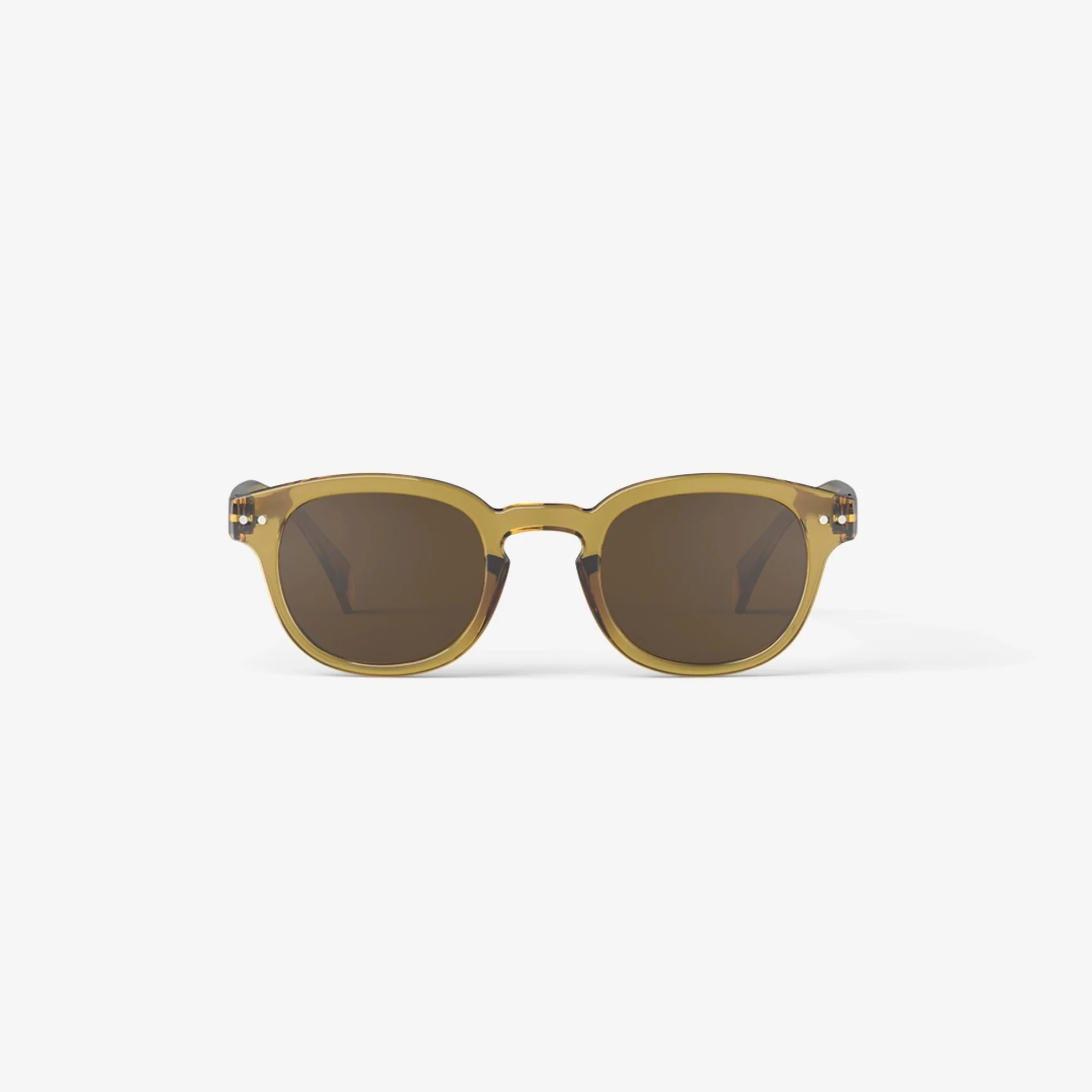 #C Sunglasses (Golden Green)