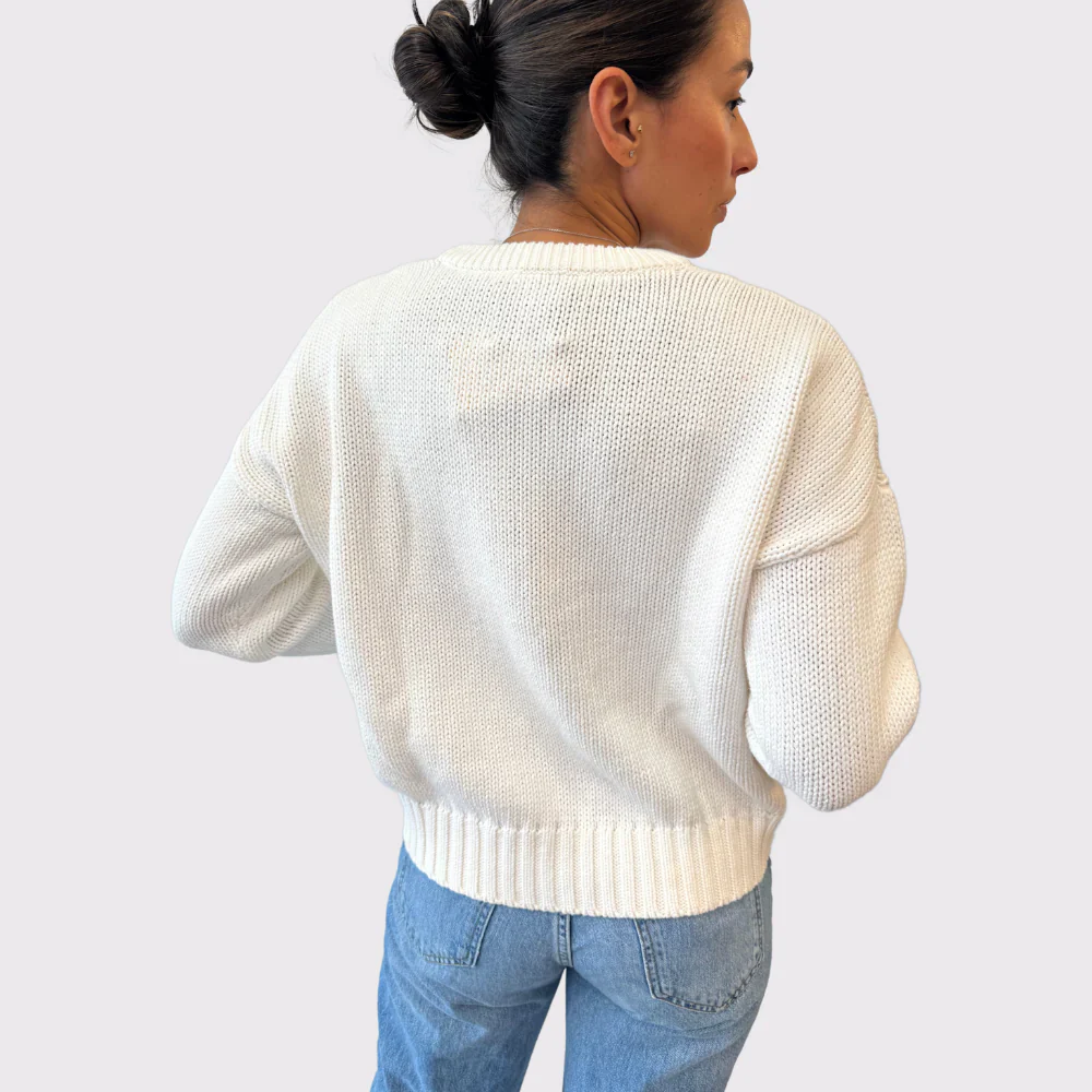 Cad Heart Sweater (White) - Image 2