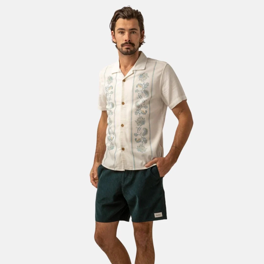 Cairo Cuban Linen T-Shirt (Natural) - Image 2