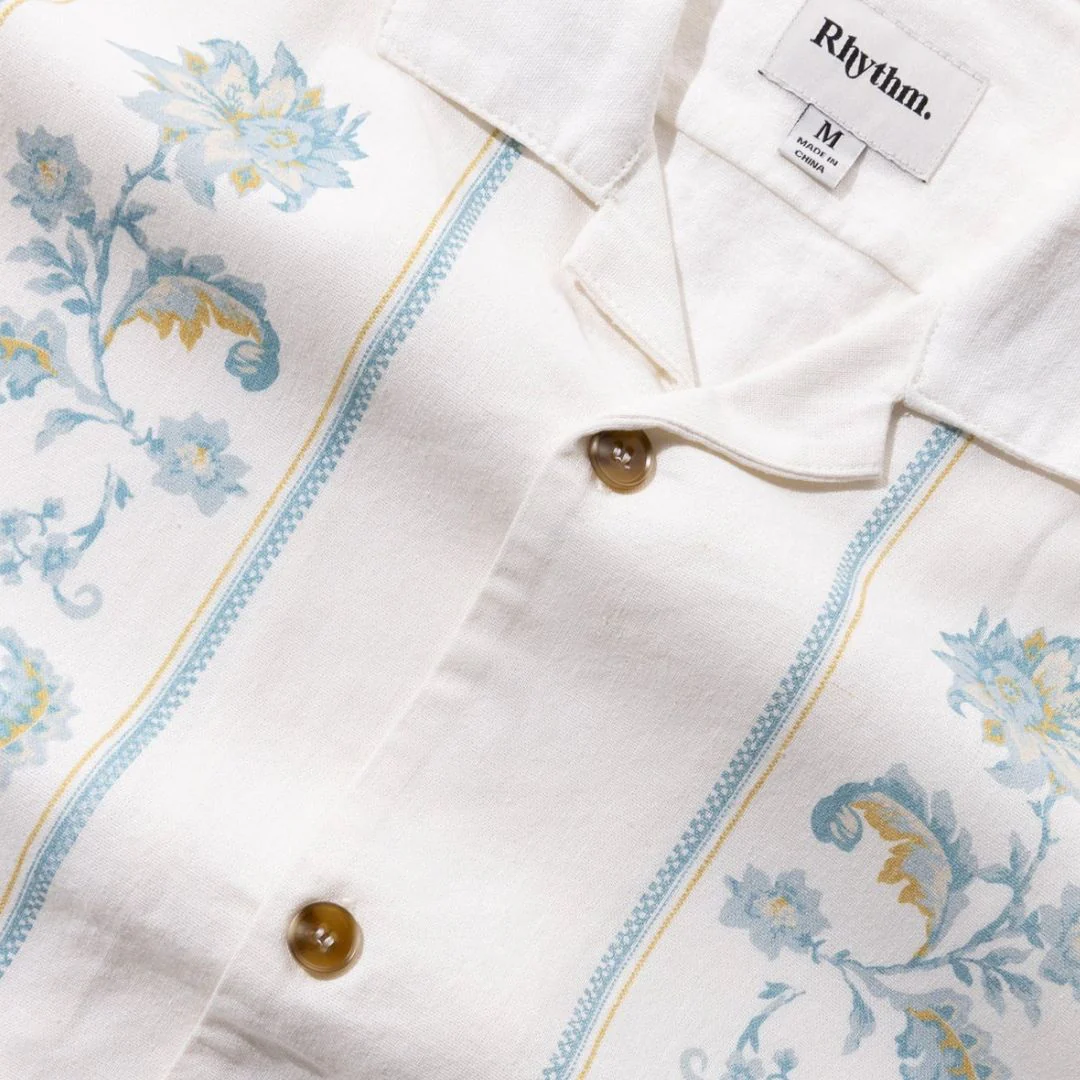 Cairo Cuban Linen T-Shirt (Natural) - Image 4