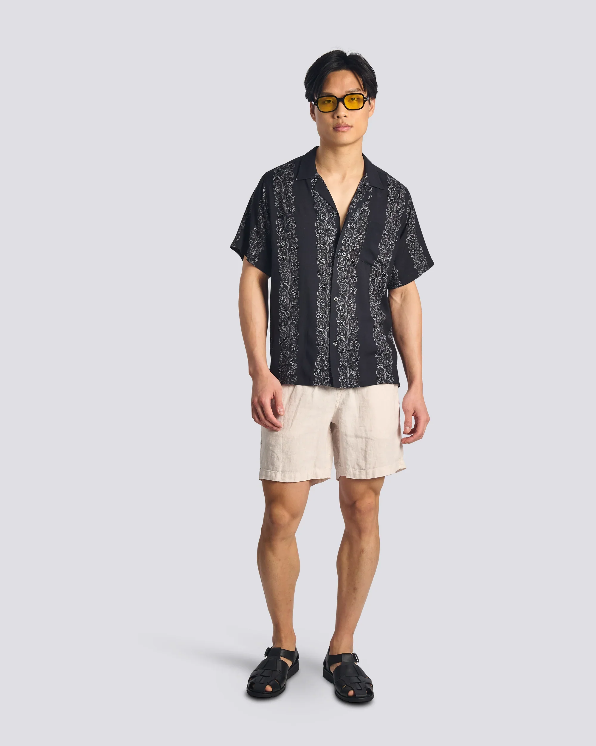 Camp Shirt (Black Fiesta) - Image 3