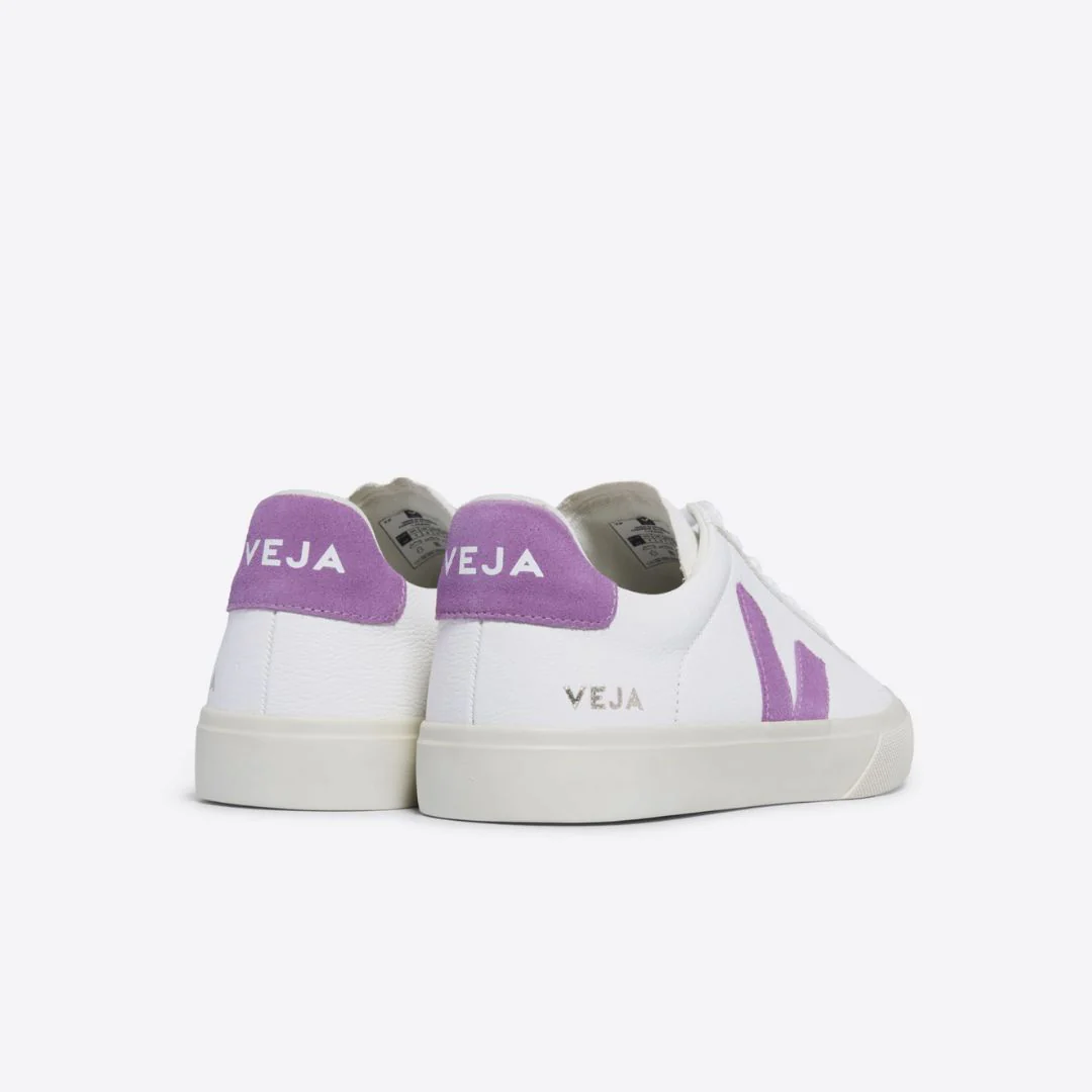 Campo Chromefree Leather Sneaker (White + Mulberry) - Image 3