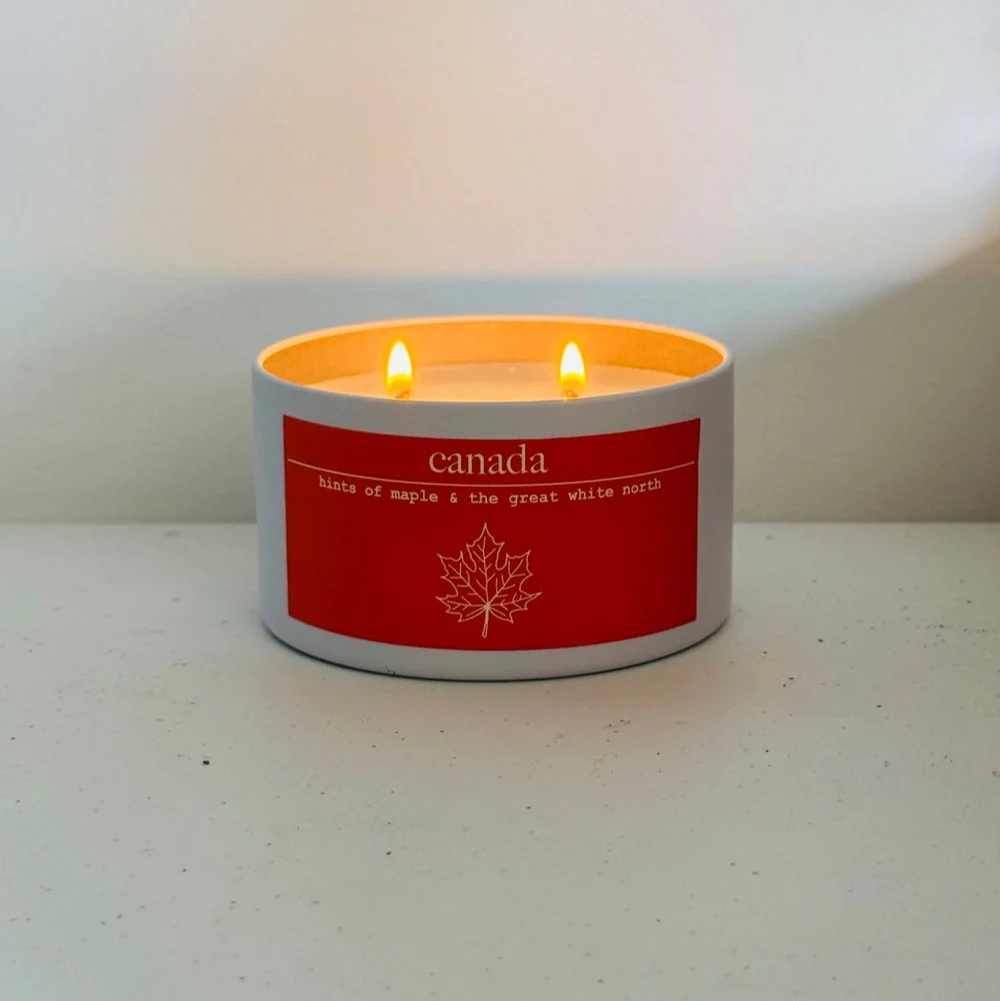 Canada Soy Candle 8oz (Maple & The Great White North)