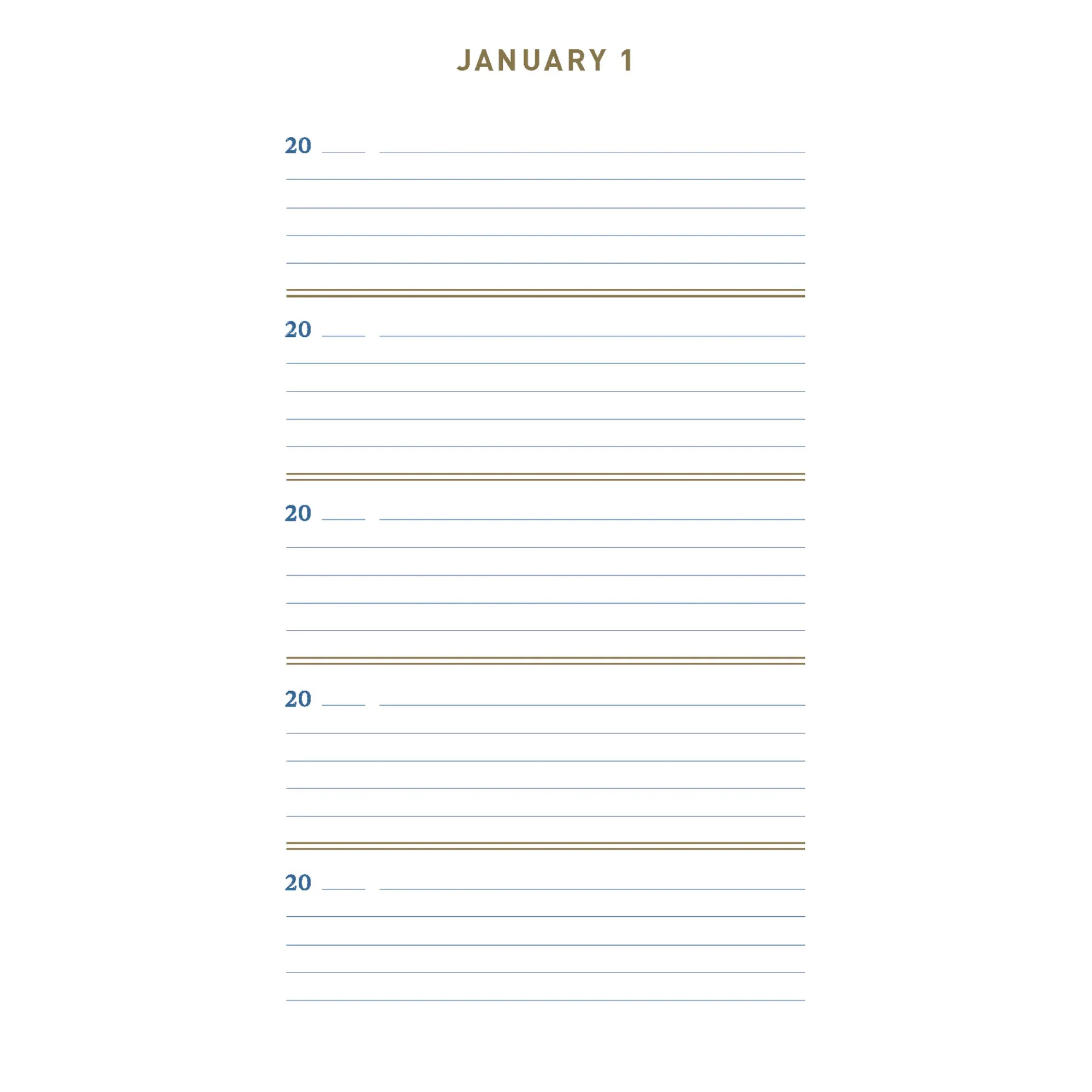 Denim One Line A Day - Image 2