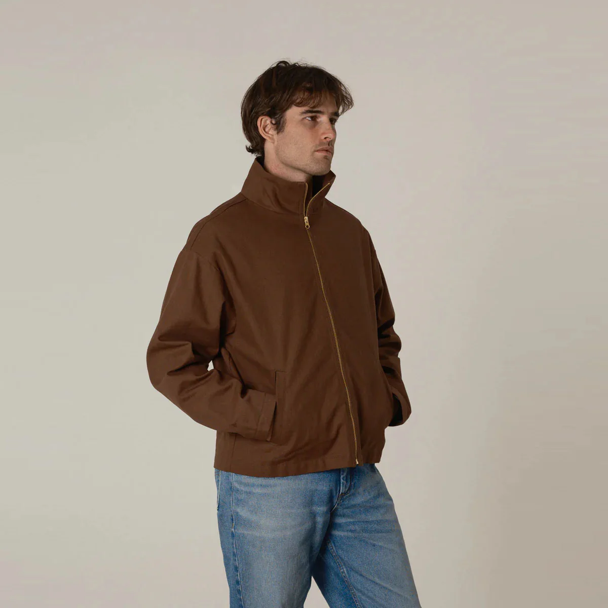 Canvas Thomas Jacket (Brown) - Image 3